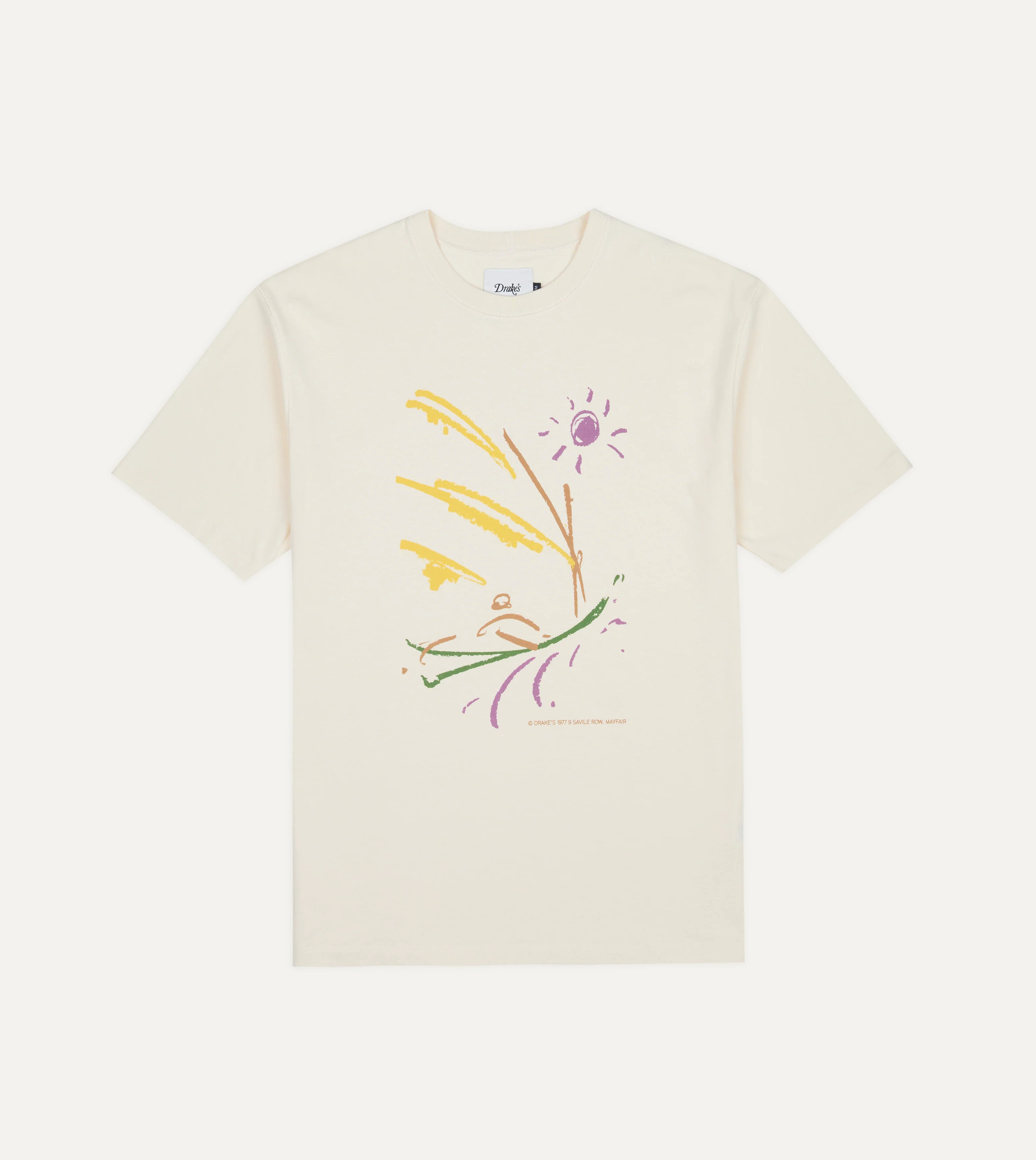 Antique White 'Sun Sail' Print Short-Sleeve Hiking T-Shirt