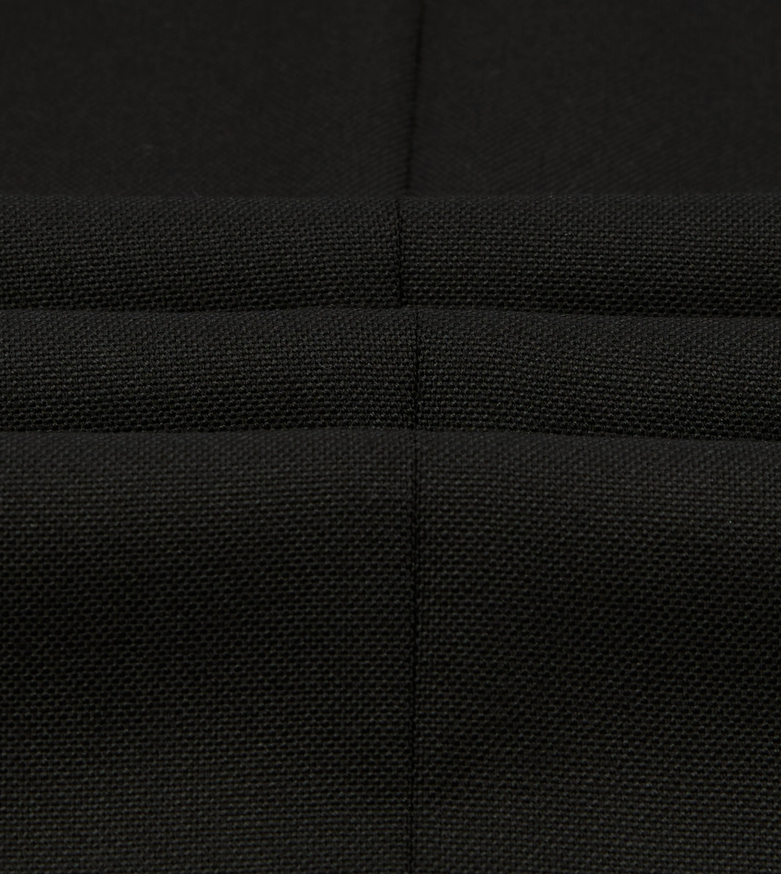 Black Fresco® Wool Double-Breasted Tailored Jacket - Image 2