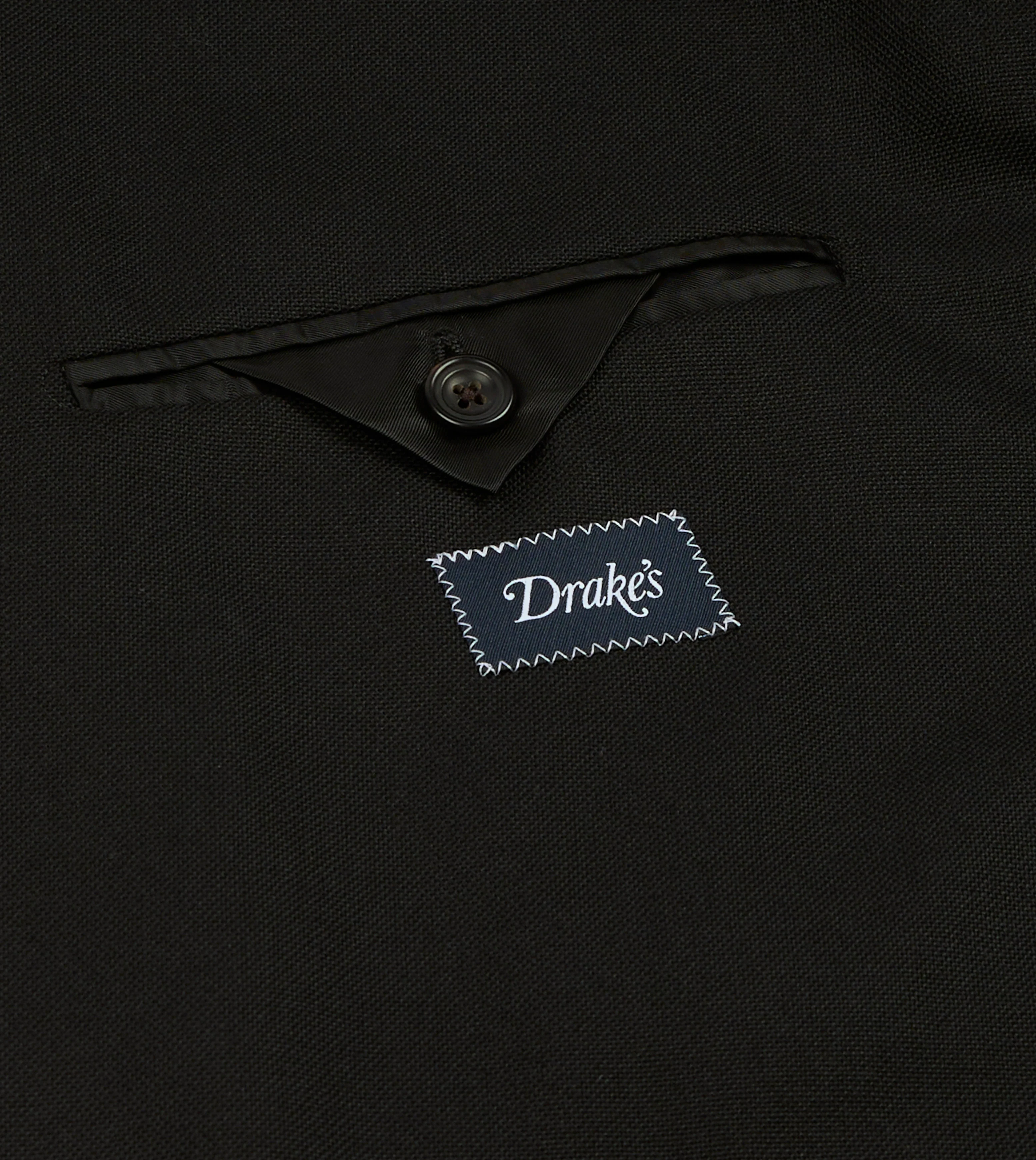 Black Fresco® Wool Double-Breasted Tailored Jacket - Image 7