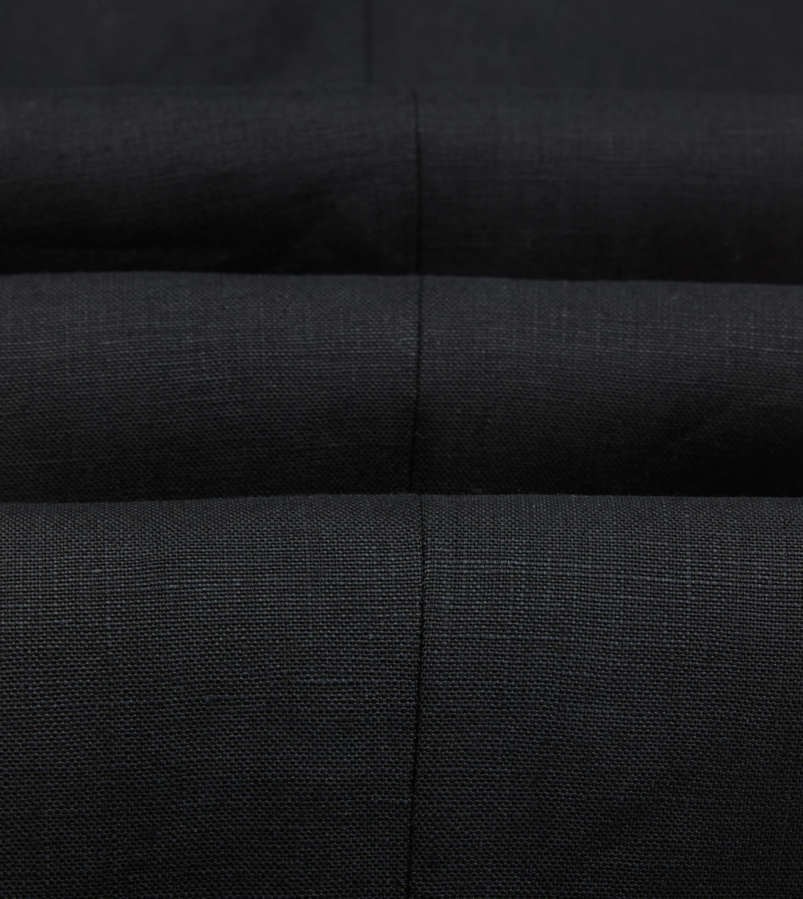Black Irish Linen Tailored Jacket - Image 2