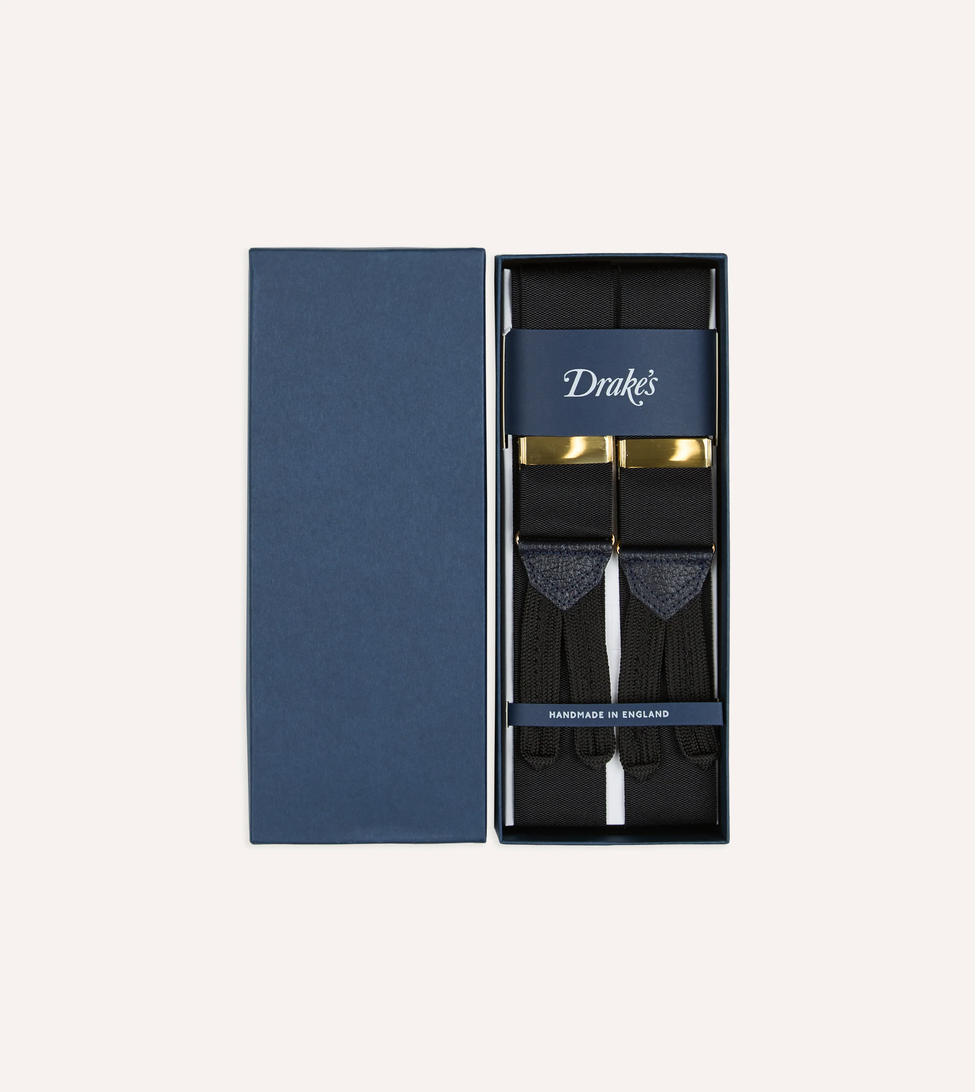 Black Silk Trouser Braces