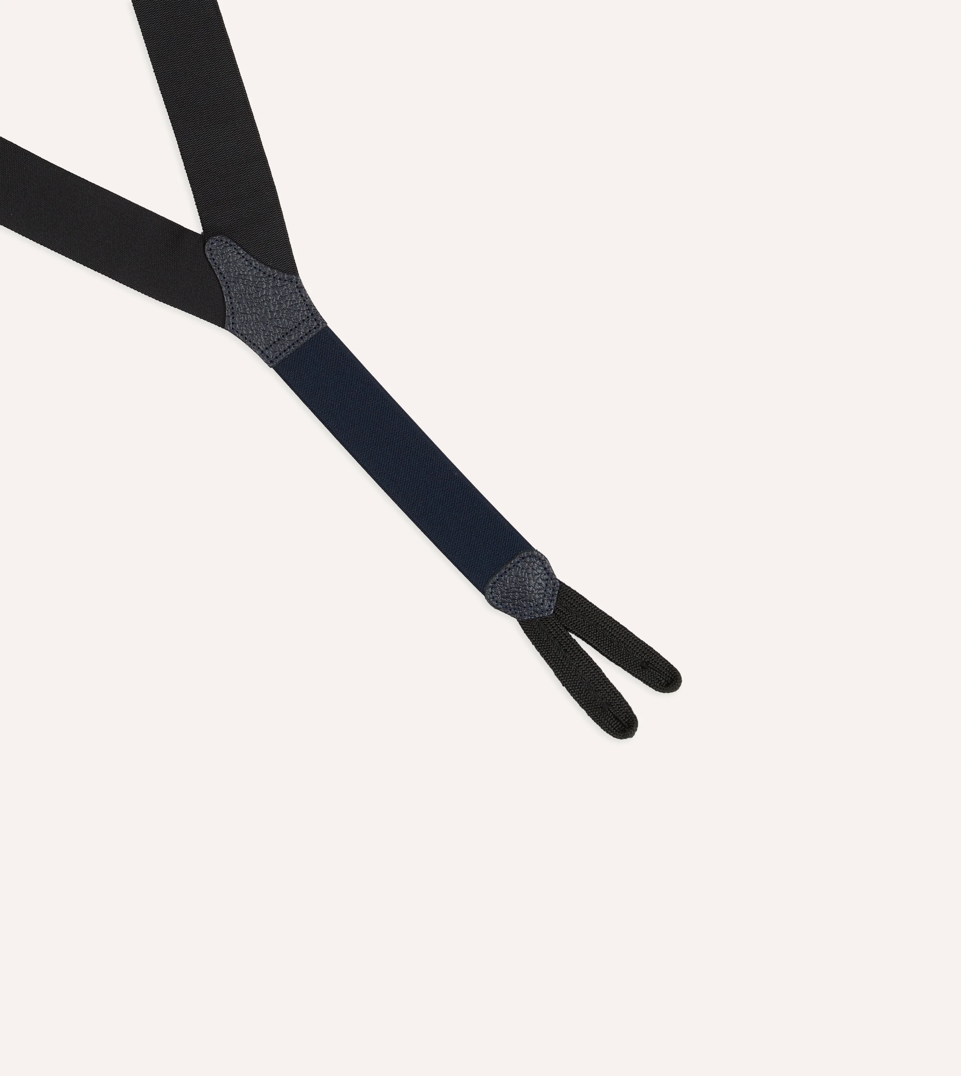 Black Silk Trouser Braces - Image 3