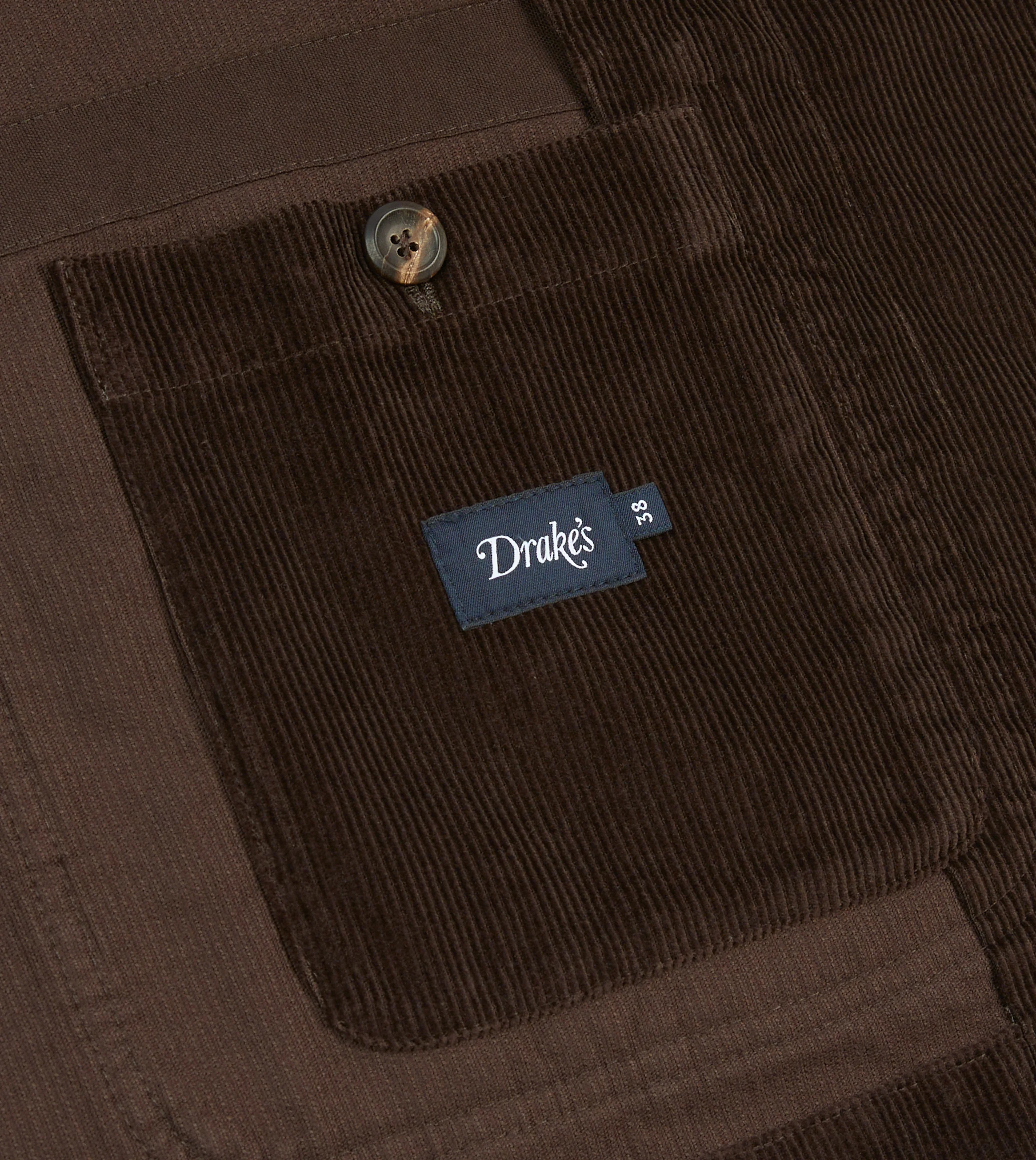 Brown Cotton Corduroy Field Games Blazer - Image 8