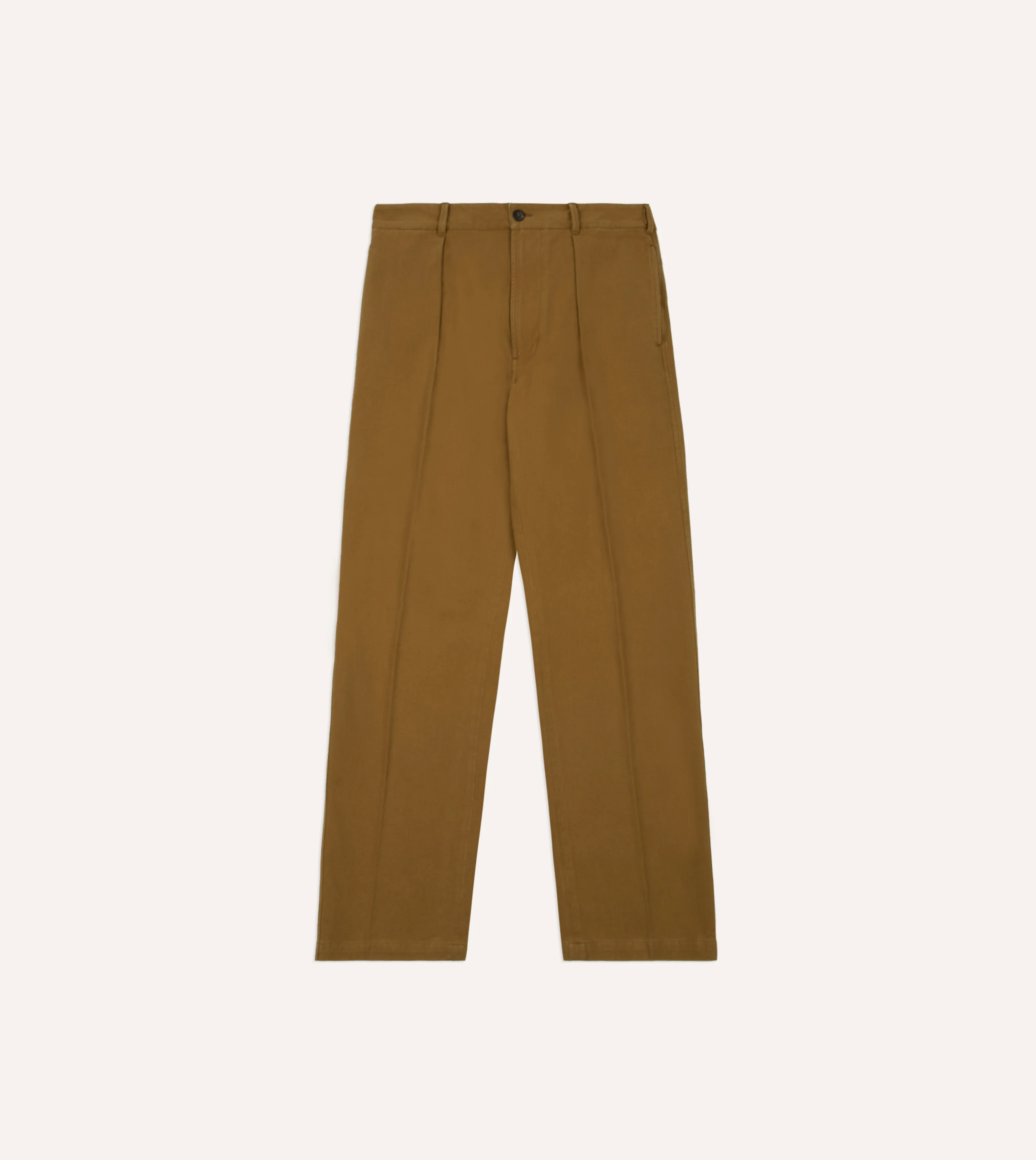 Camel Cotton Twill Field Games Trouser - Image 3