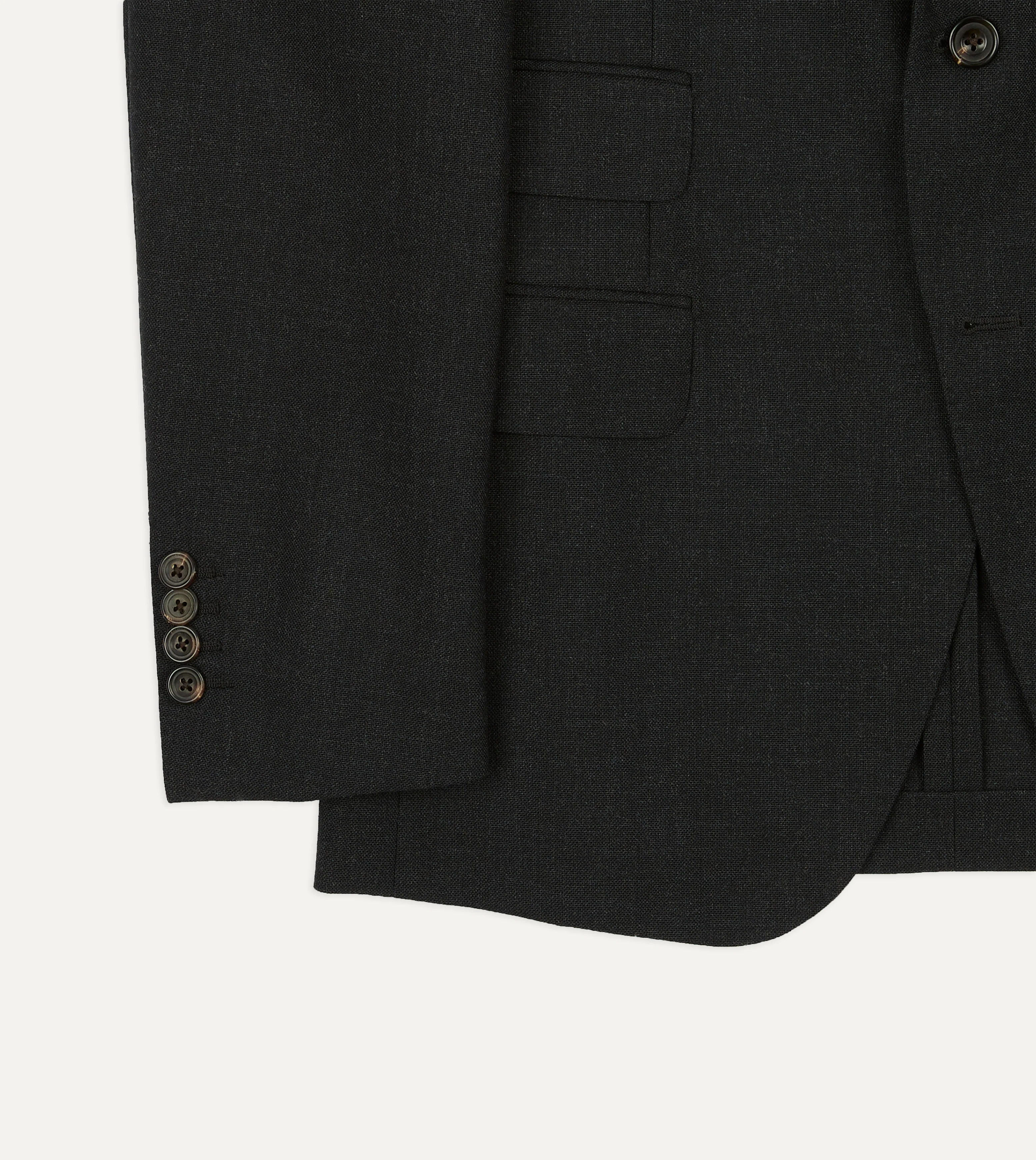 Charcoal Fresco® Wool Tailored Jacket - Image 6