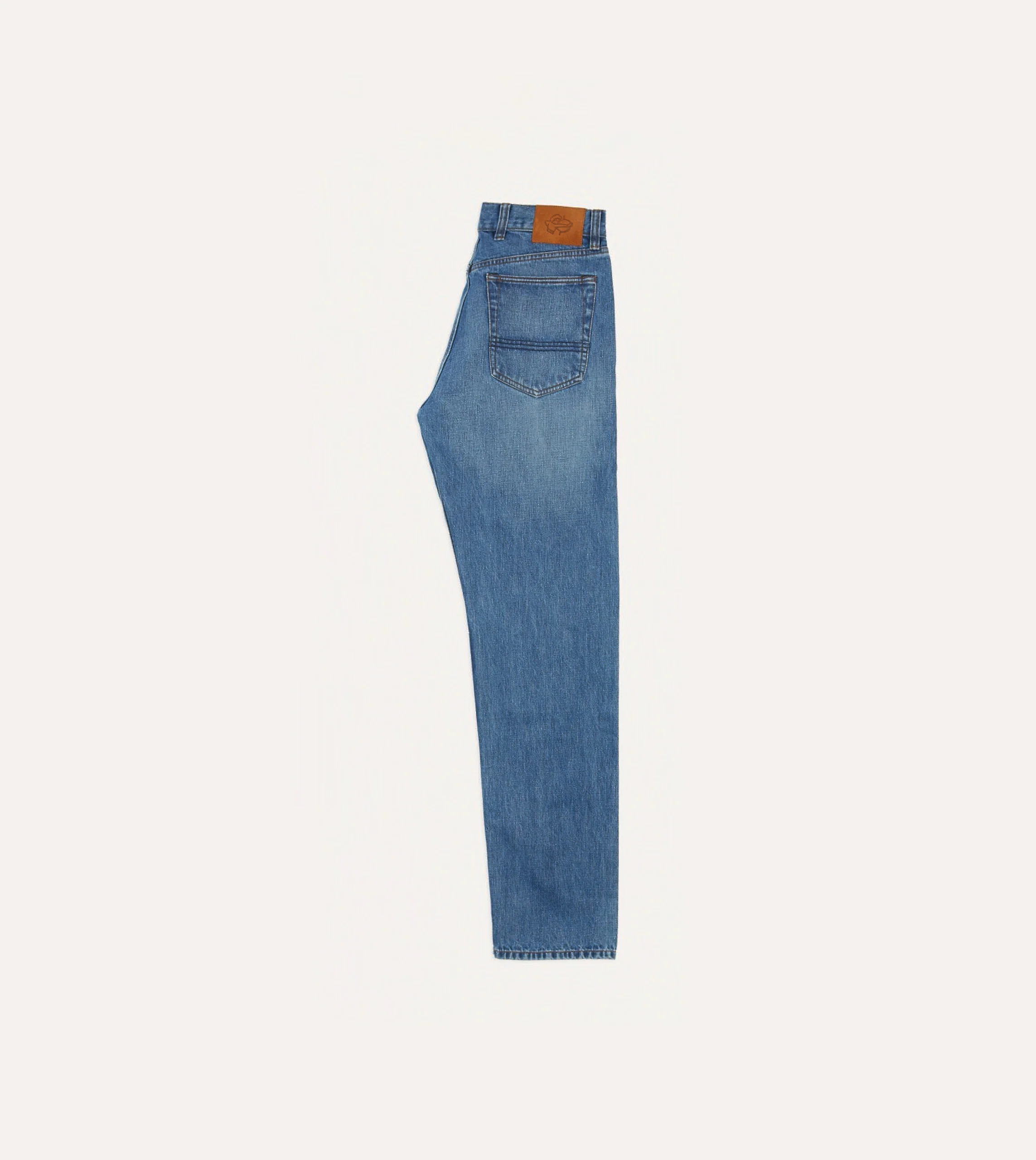 Custom Wash 14.2oz Japanese Selvedge Denim Five-Pocket Jeans - Image 6