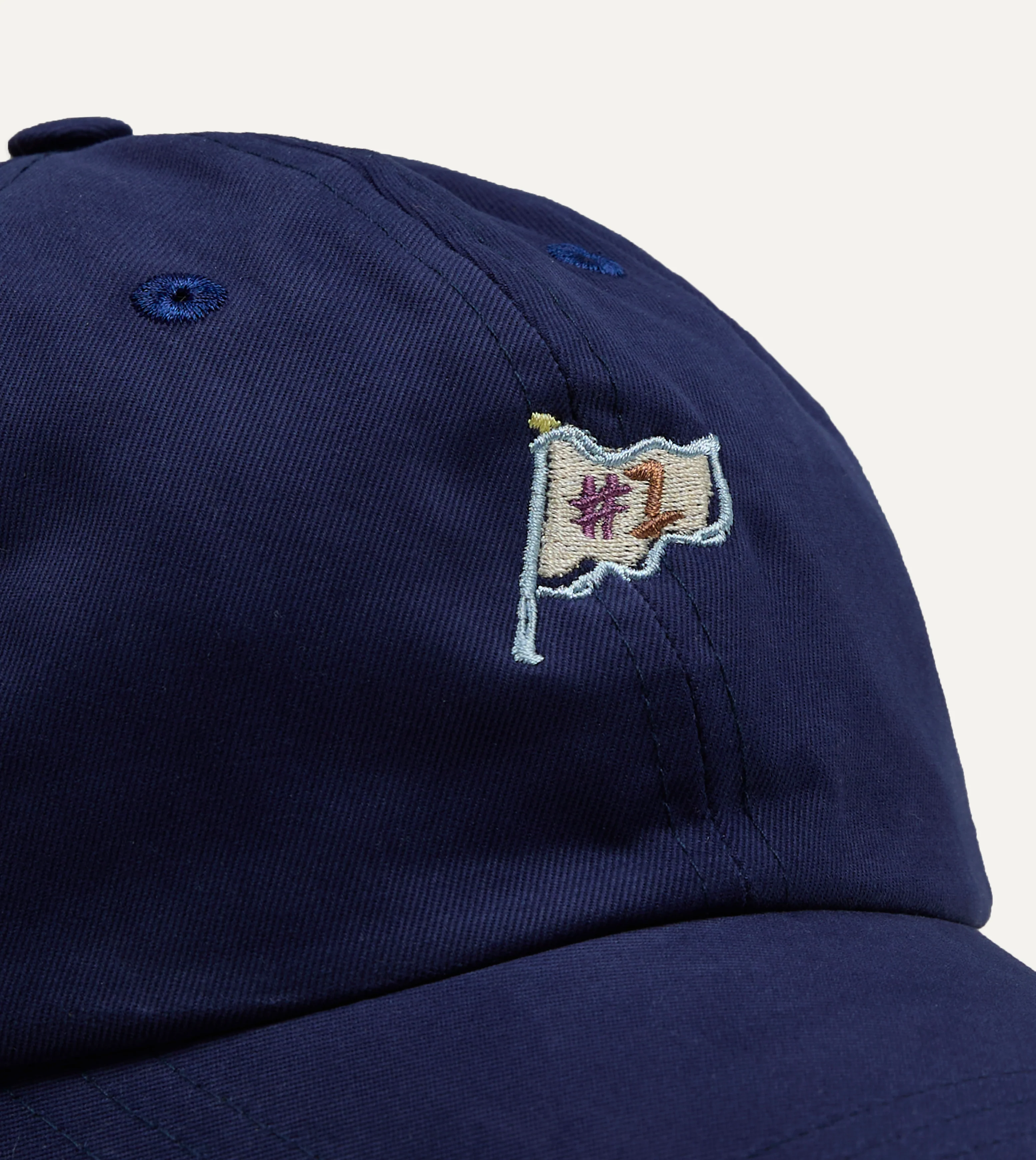 Drake’s for St. Regis Cotton Twill Baseball Cap - Image 3