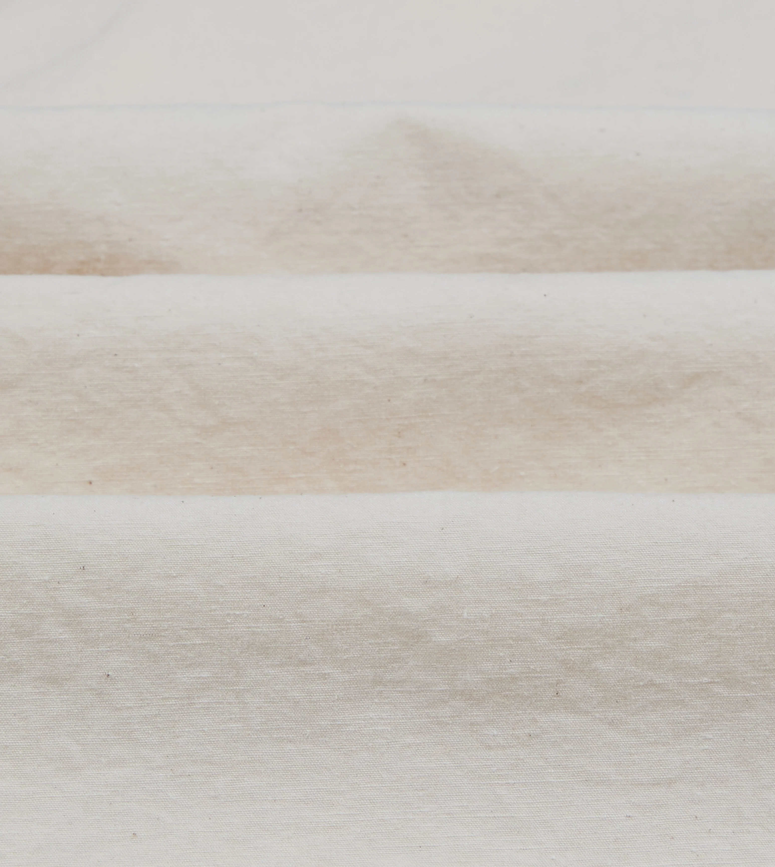 Ecru Cotton-Hemp Camp Collar Short Sleeve Shirt - Image 3