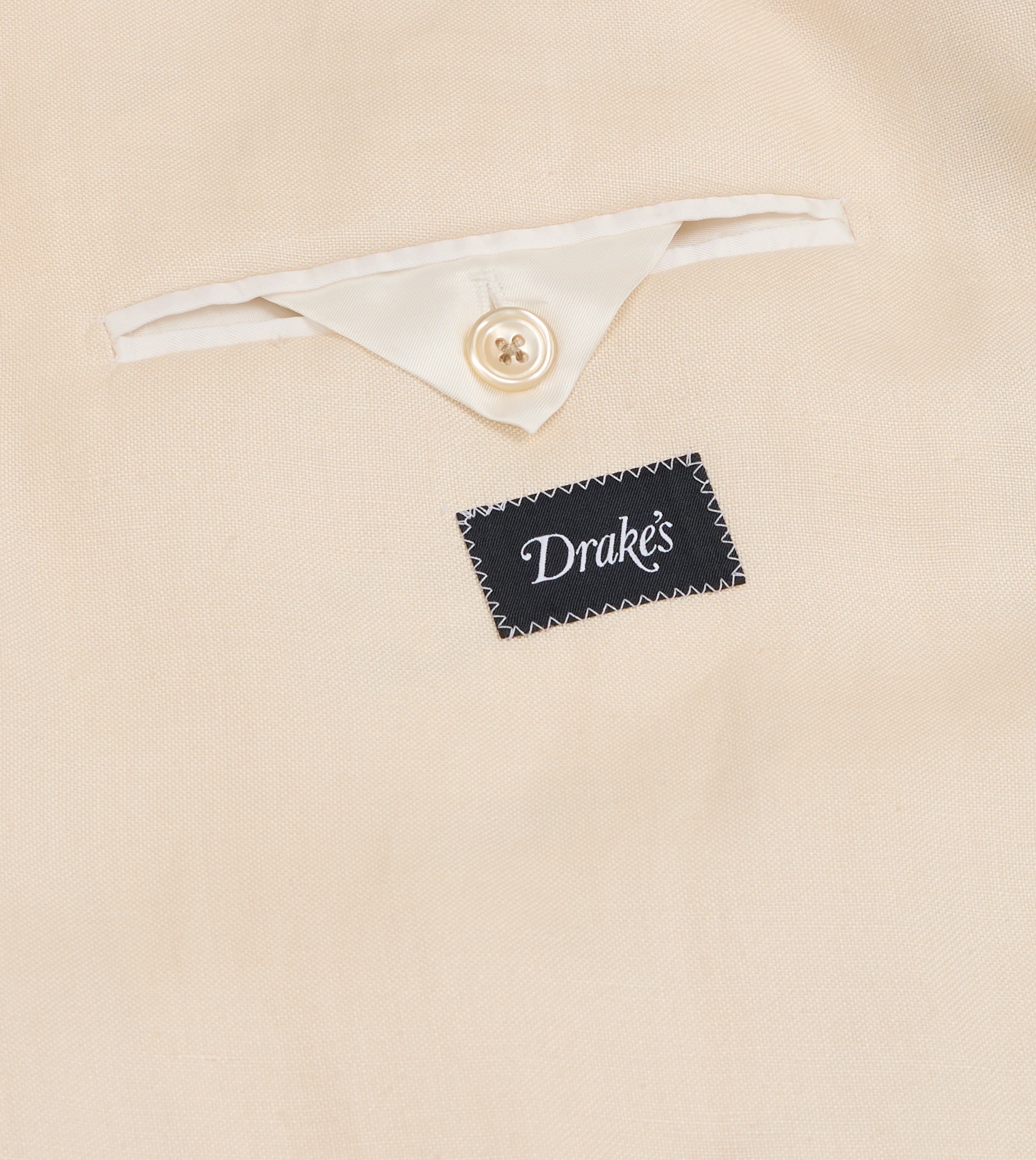 Ecru Ramie-Canapa Double-Breasted Tailored Jacket - Image 9