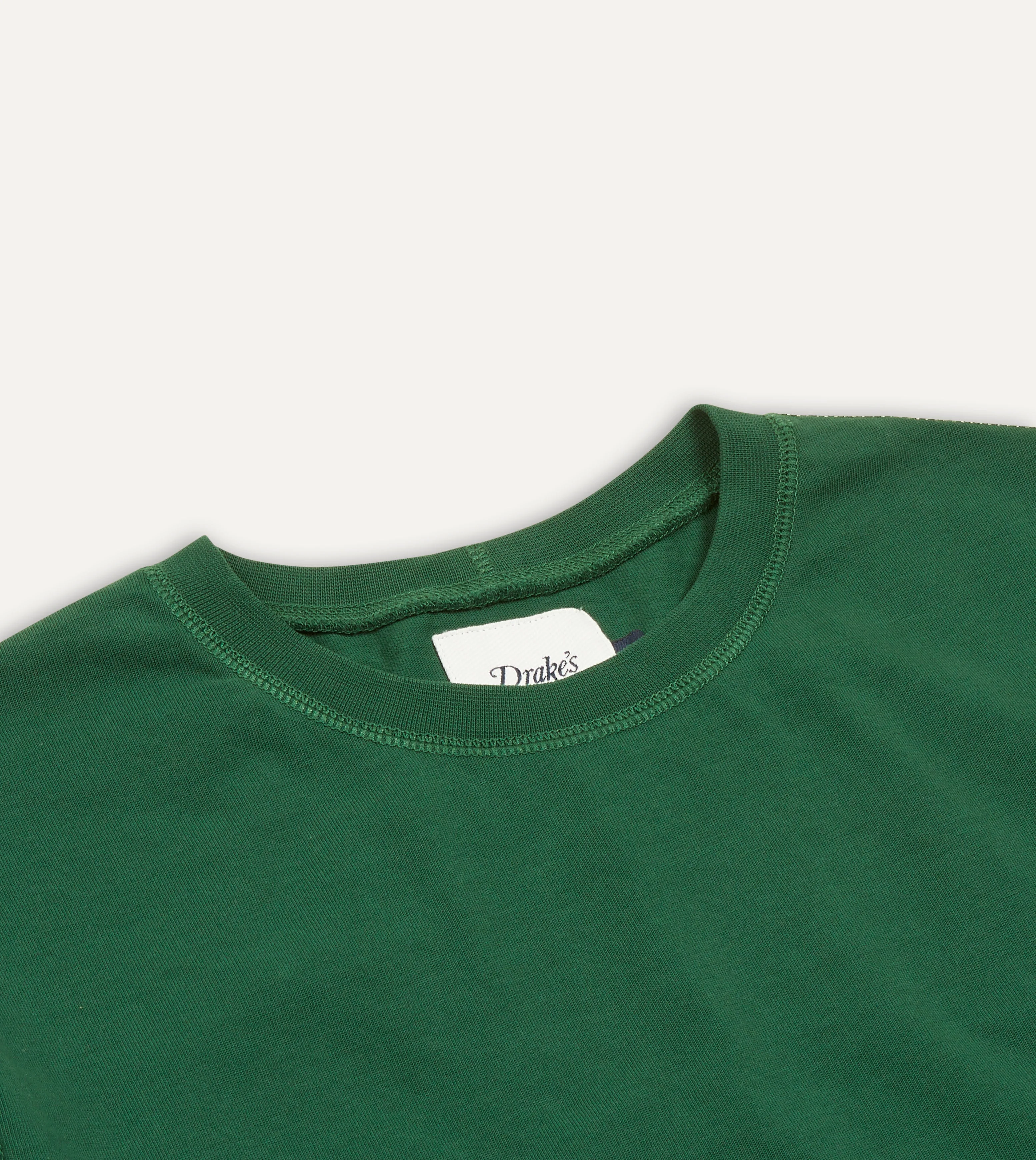 Forest Green Cotton Crew Neck Hiking T-Shirt - Image 4