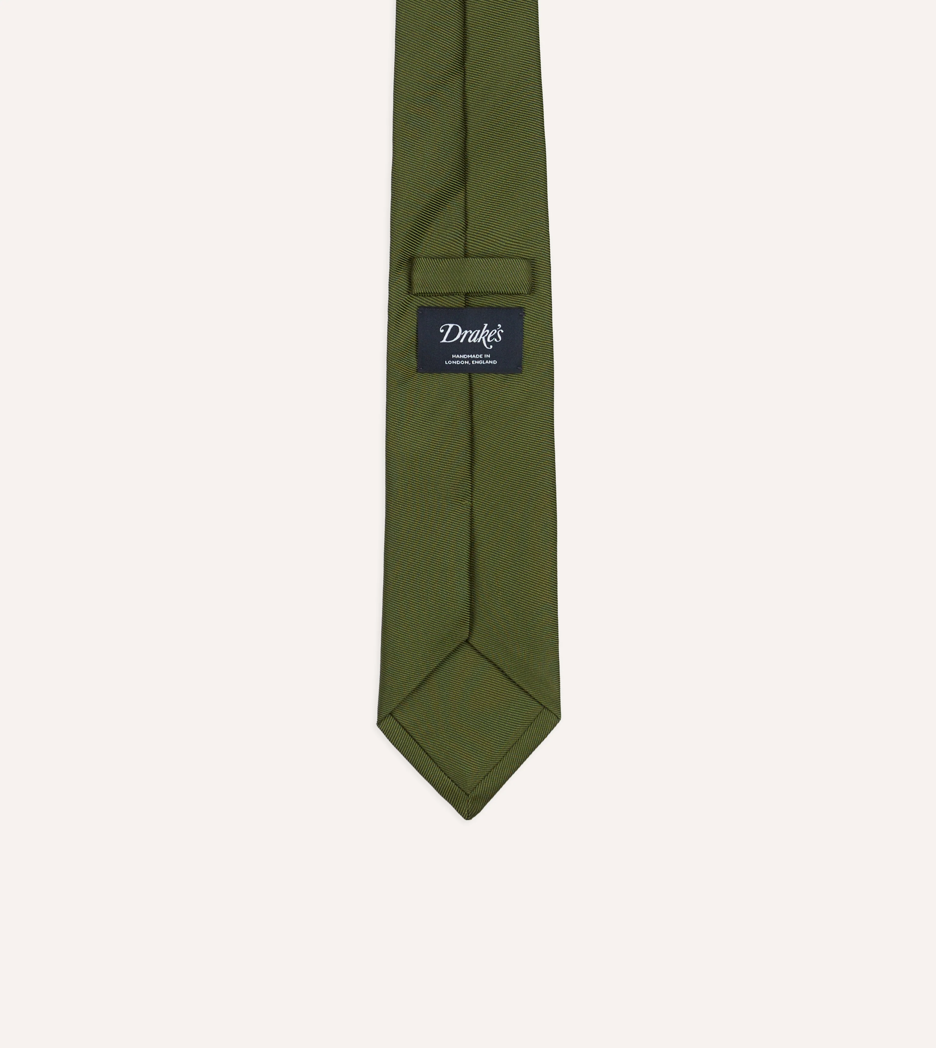 Green 50oz Silk Twill Tipped Tie - Image 4