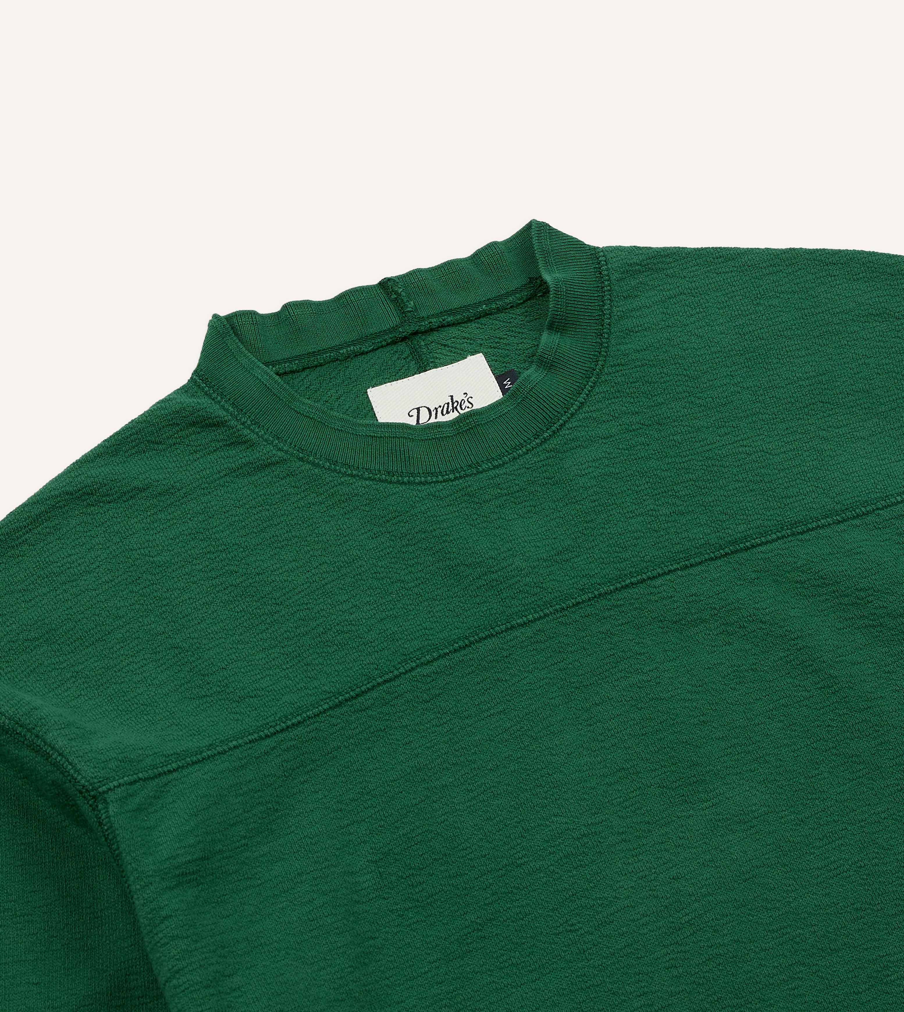 Green ’77’ Appliqué Panelled Cotton Training T-Shirt - Image 3