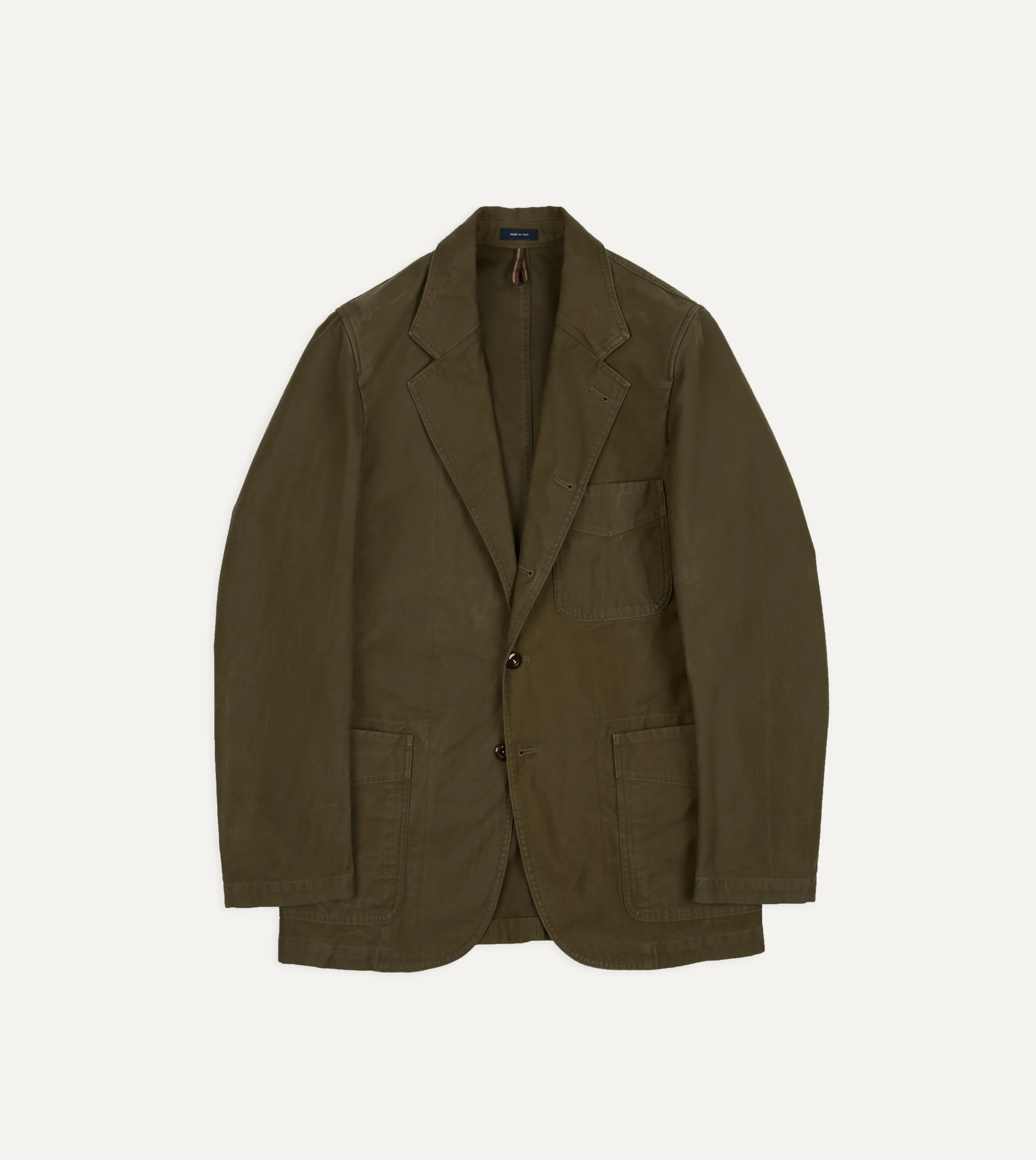 Green Cotton Travel Games Blazer - Image 2