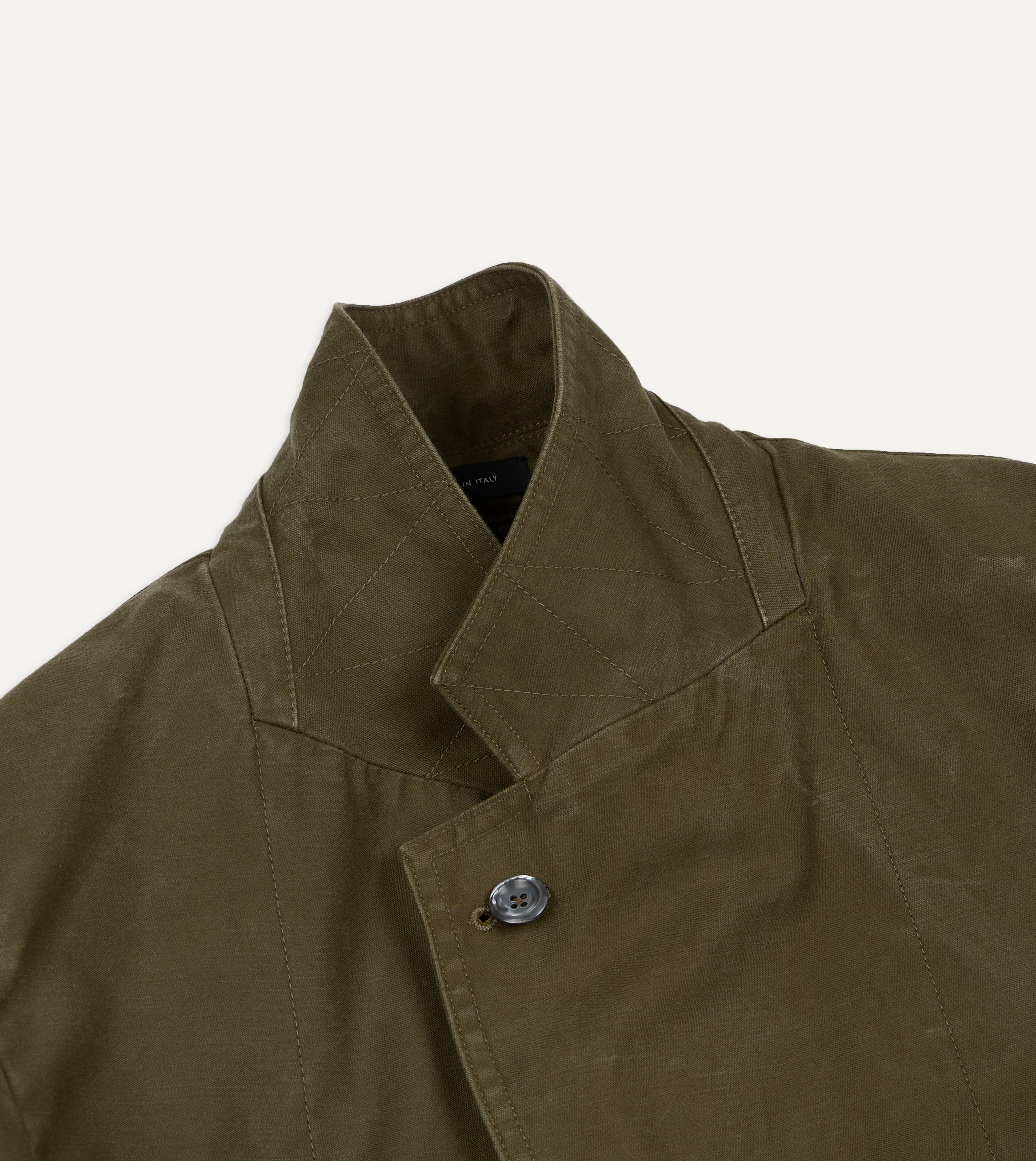 Green Cotton Travel Games Blazer - Image 6