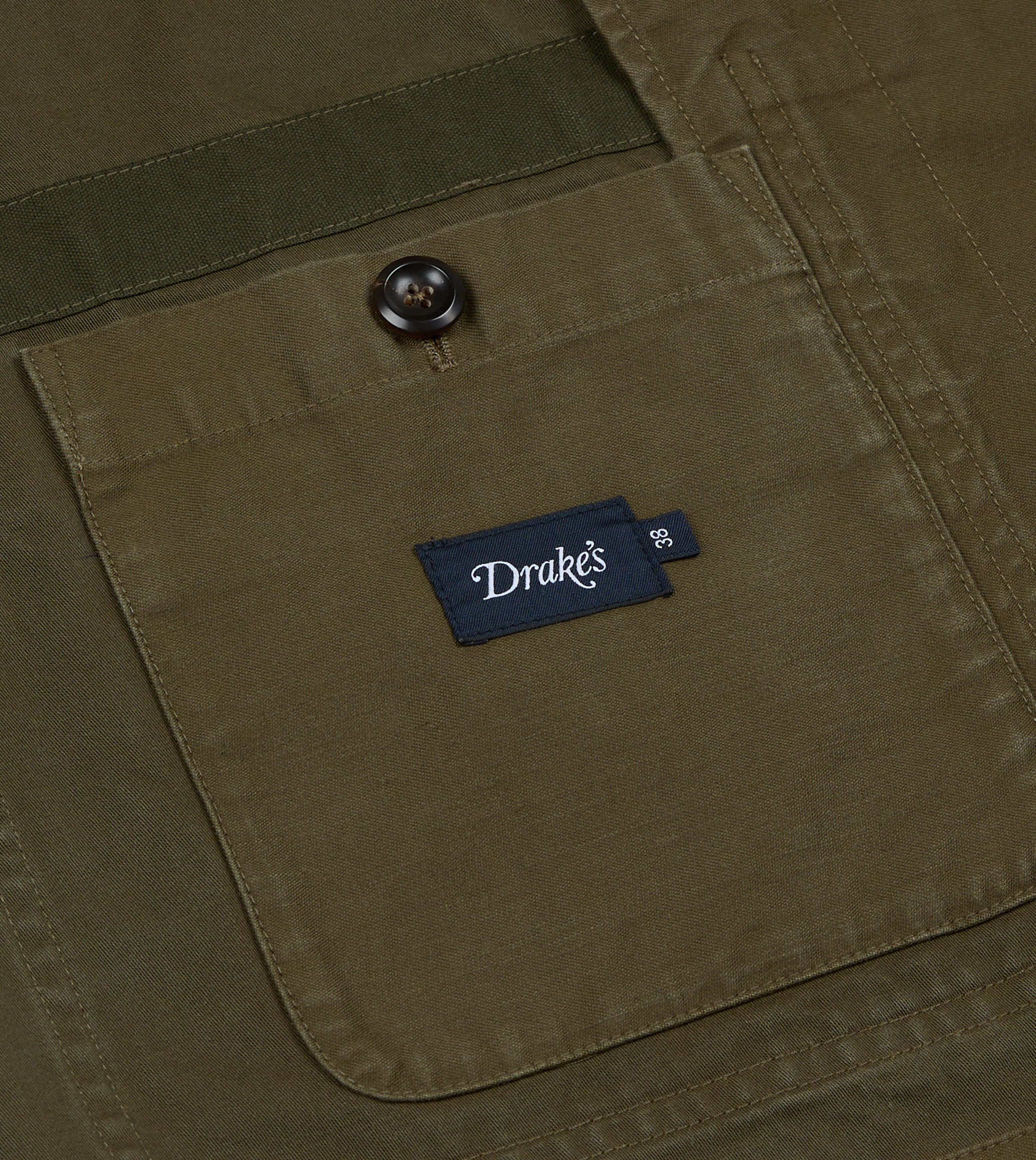 Green Cotton Travel Games Blazer - Image 9