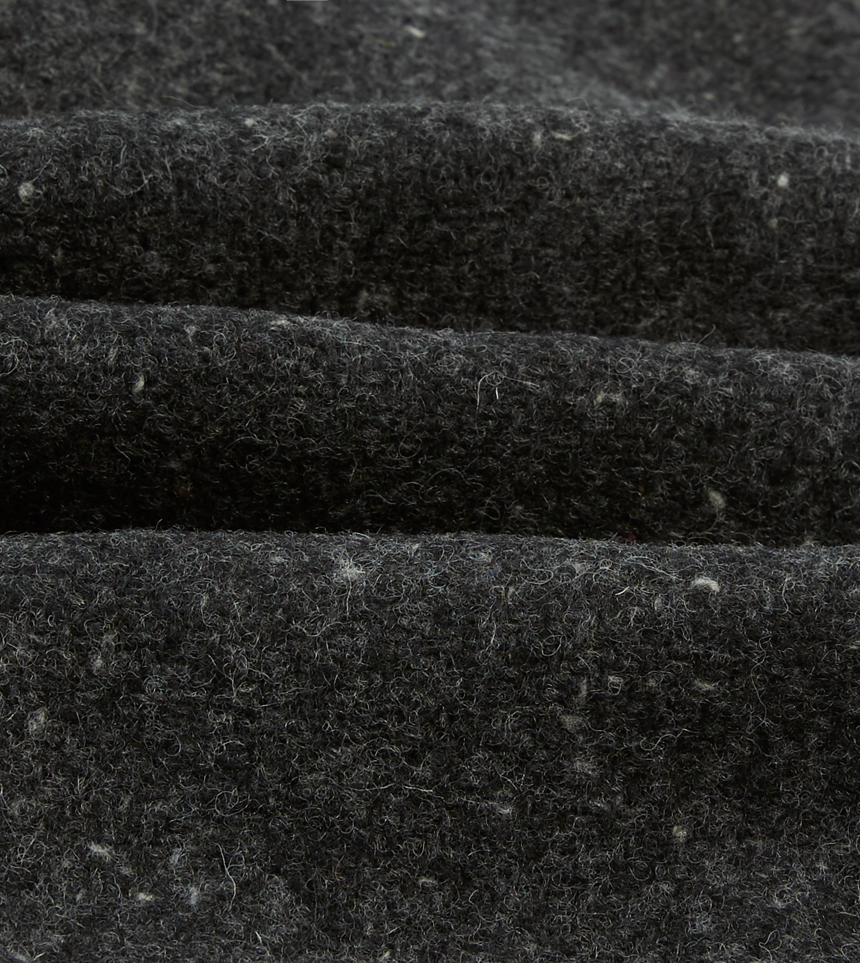 Grey Flecked Wool Raglan Coat - Image 2