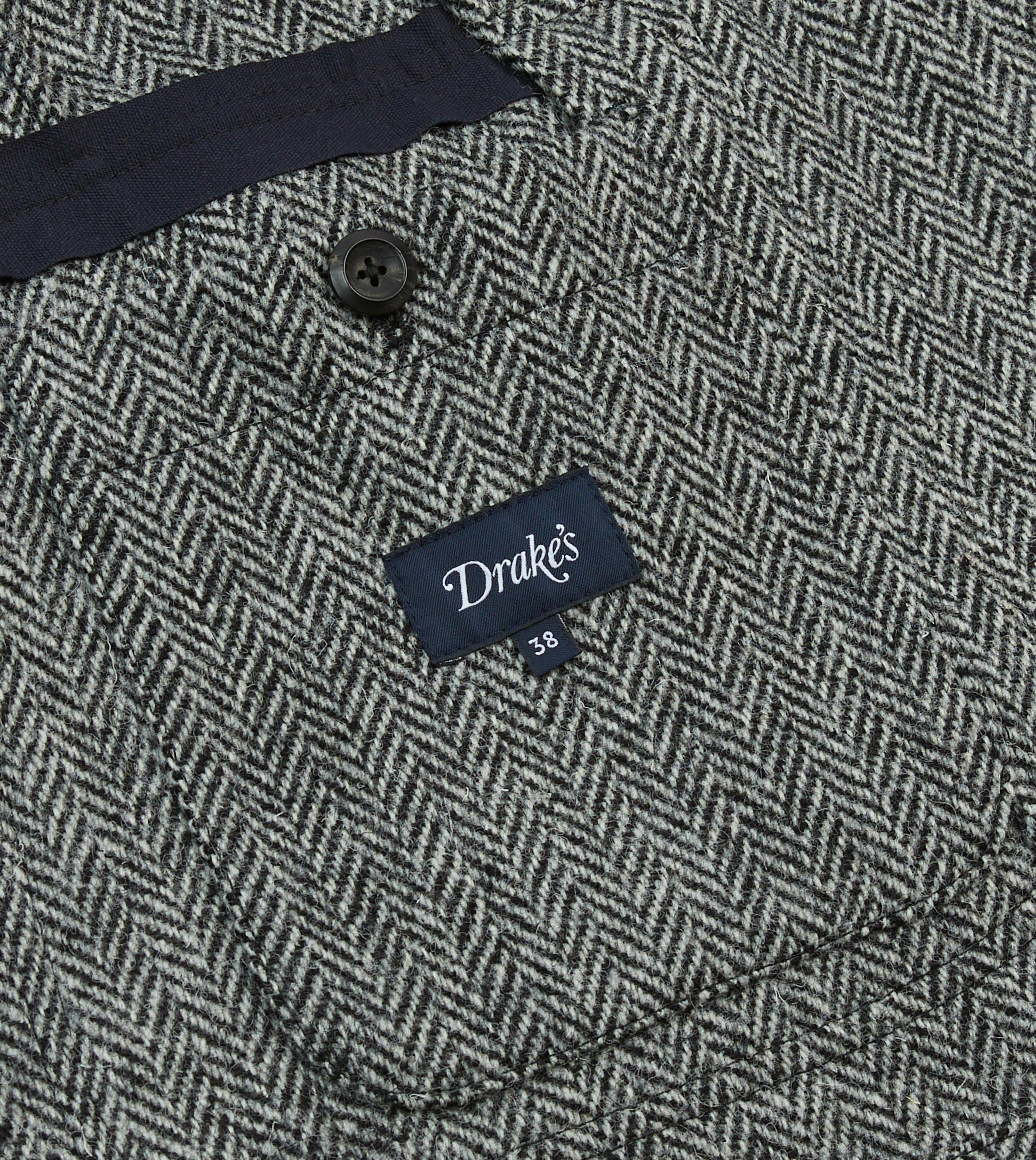 Grey Herringbone Harris Tweed Games Blazer Mk. VII - Image 8