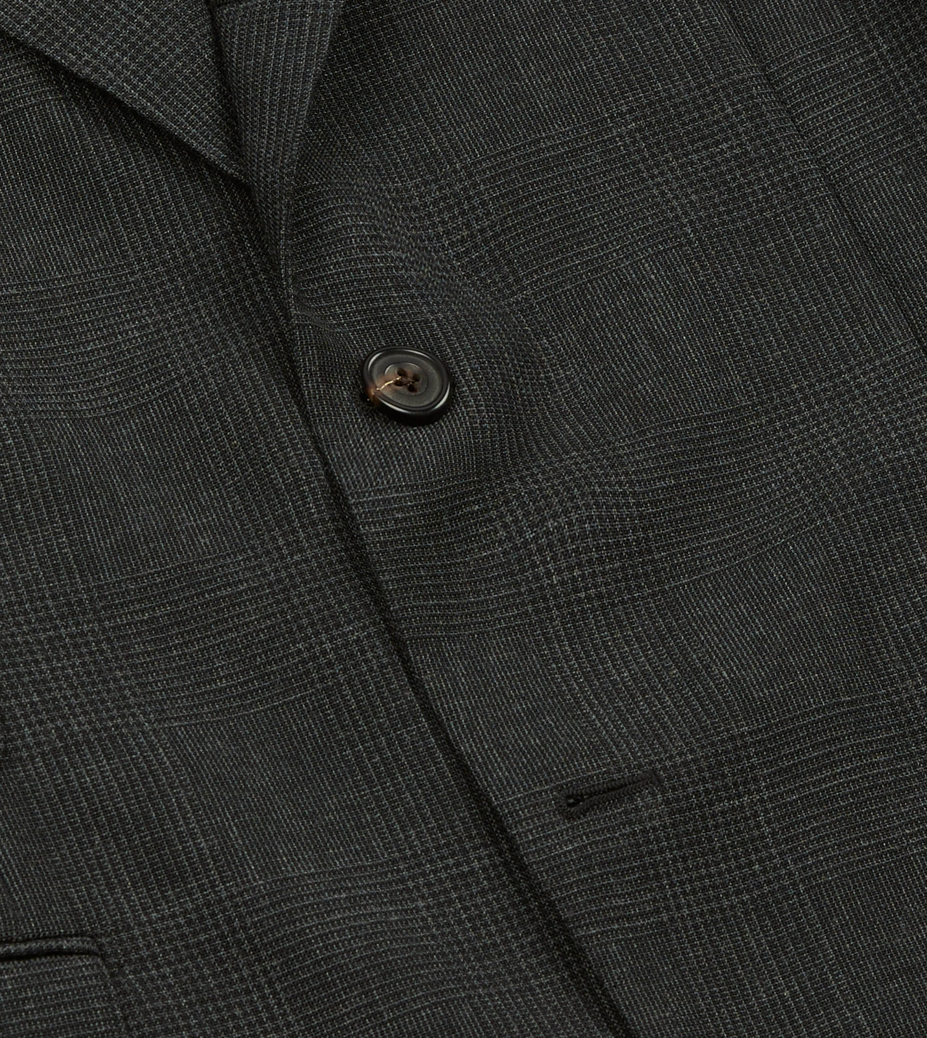 Grey Prince of Wales Check Fresco® Wool Tailored Jacket - Image 5