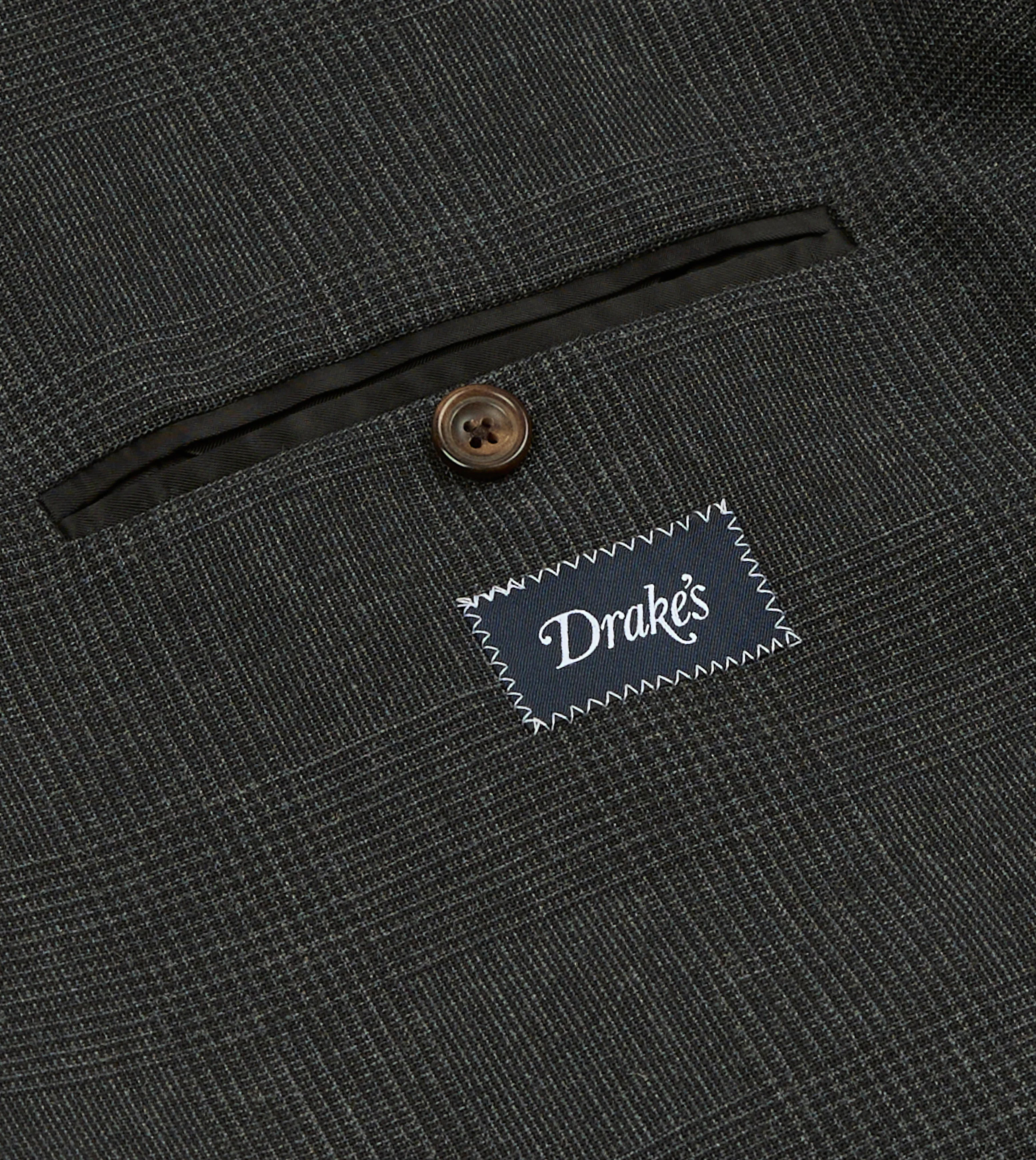 Grey Prince of Wales Check Fresco® Wool Tailored Jacket - Image 7