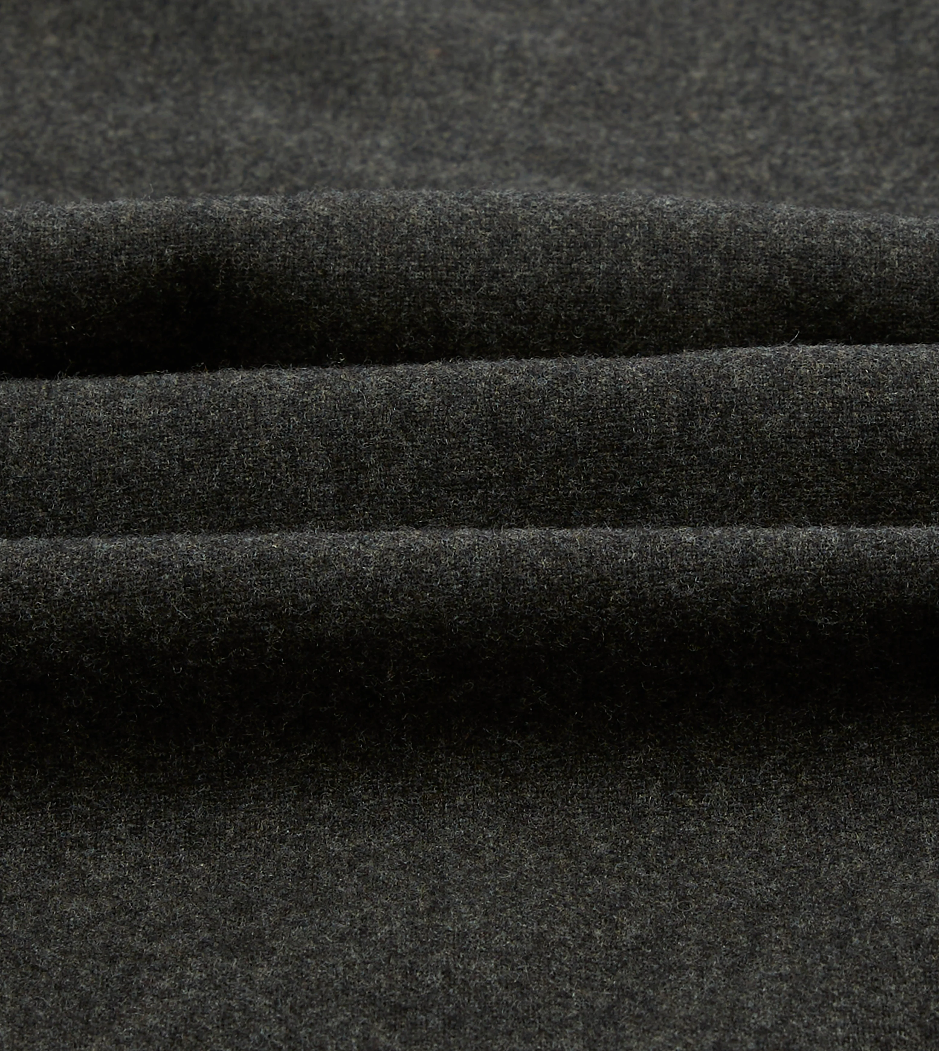 Grey Wool Four-Pocket Camp Collar Work Shirt - Image 2