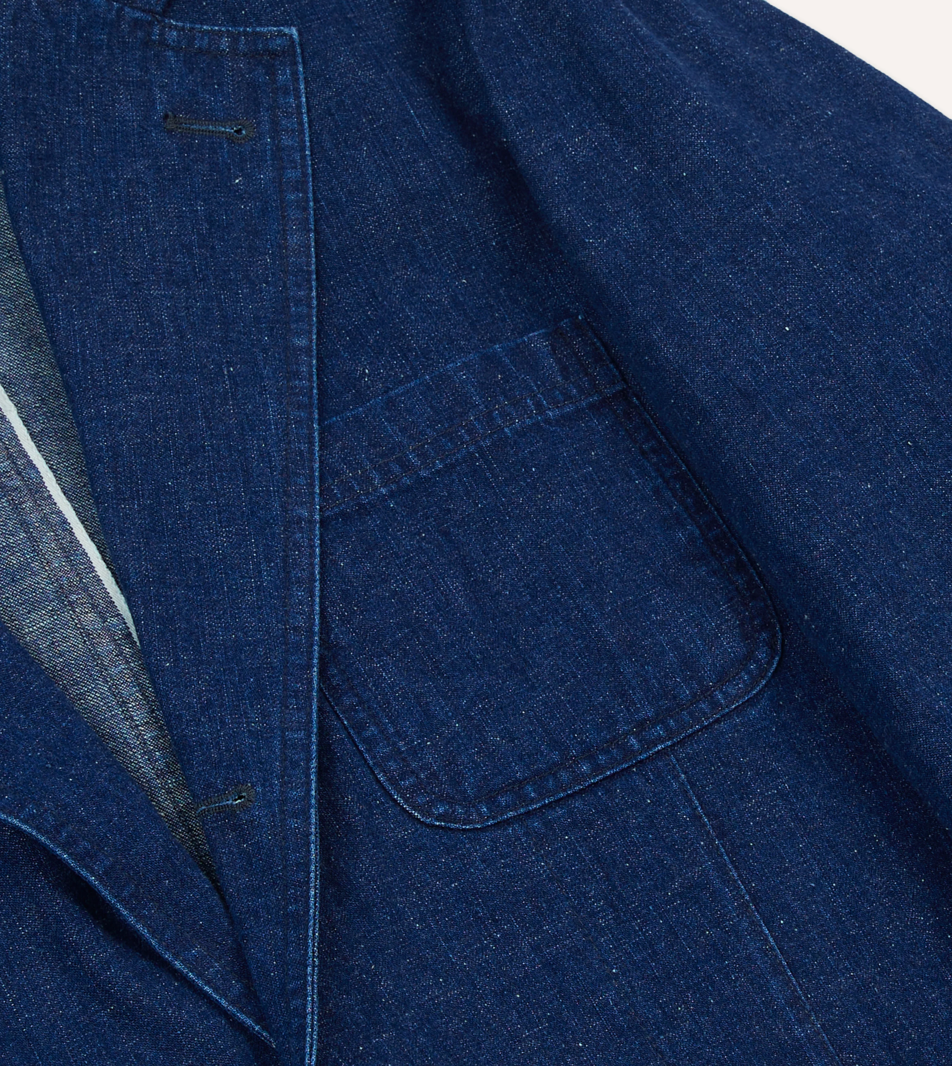 Indigo Cotton-Linen Games Blazer Mk. I - Image 6