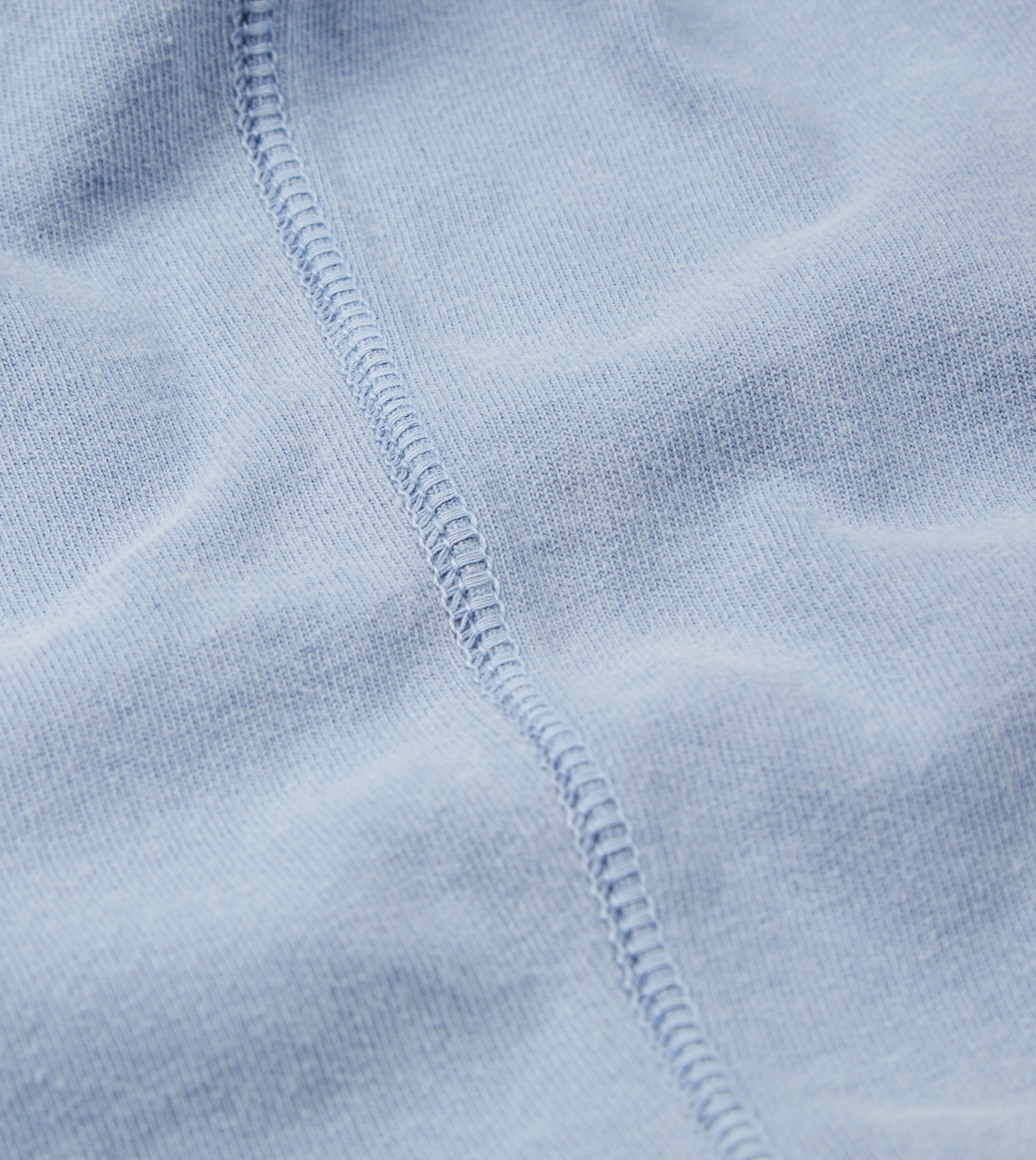 Light Indigo Cotton Crew Neck Hiking T-Shirt - Image 5