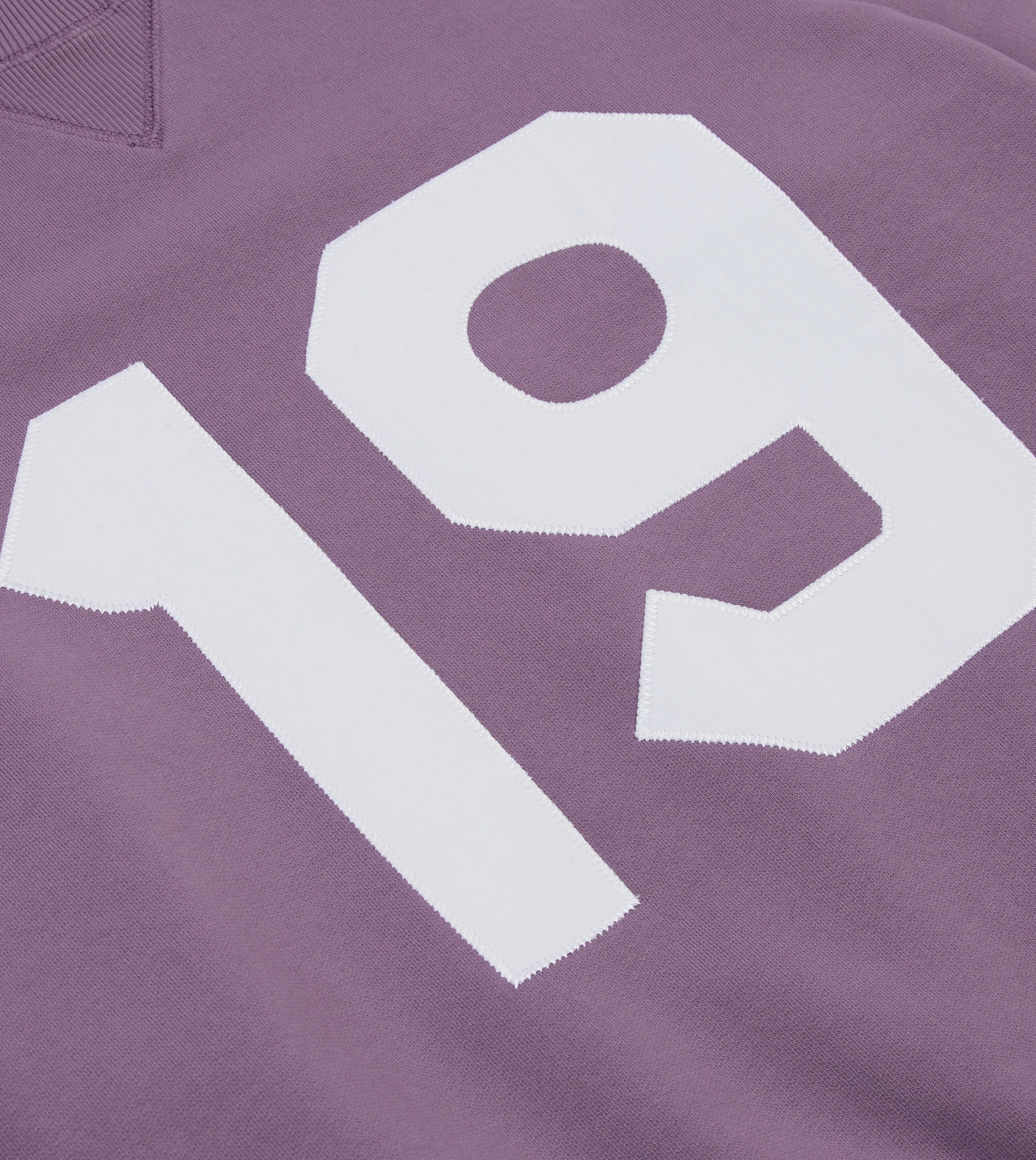 Lilac ‘1977’ Appliqué Cotton Sweatshirt - Image 6