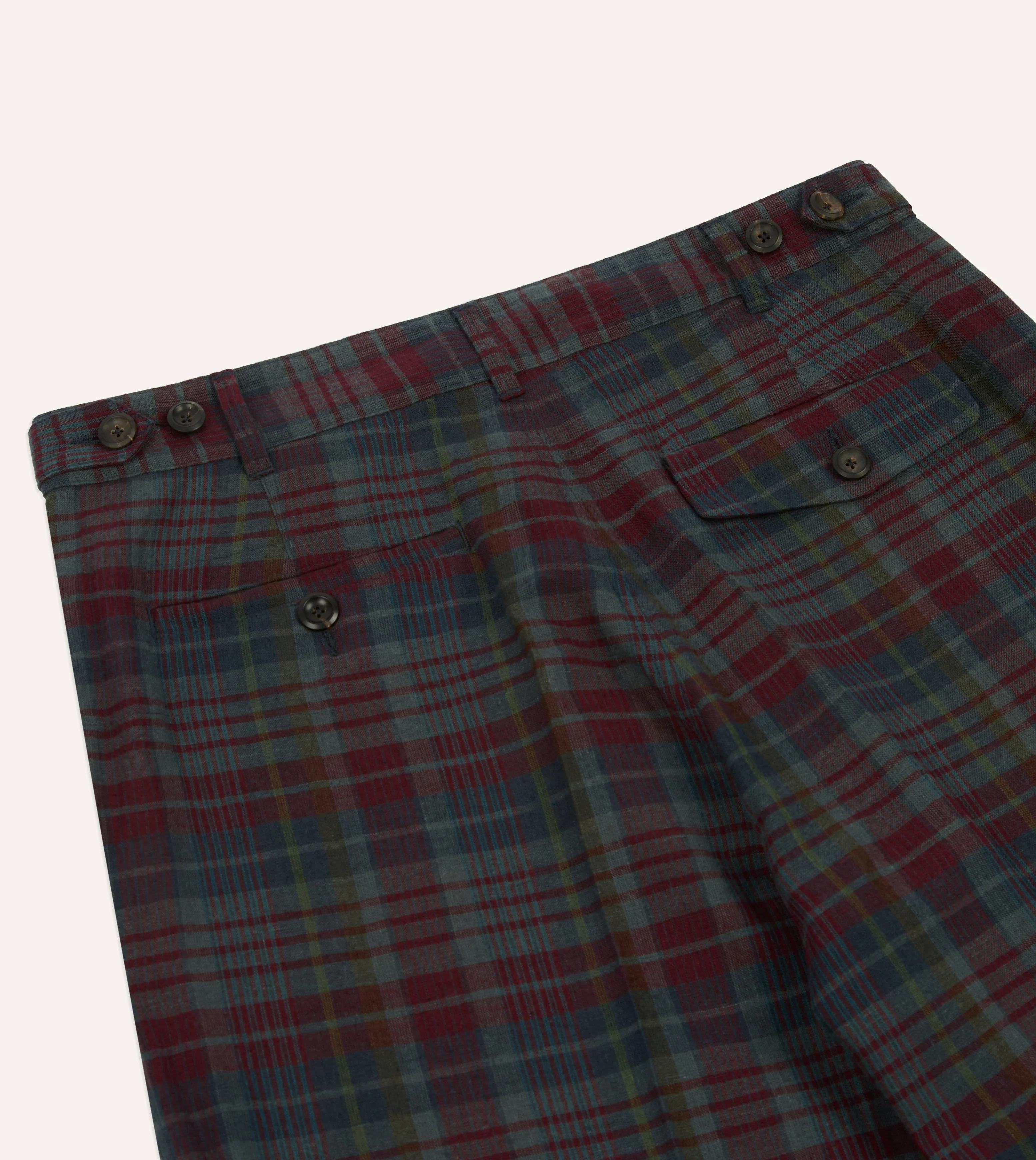 Madras Check Games Trouser - Image 7