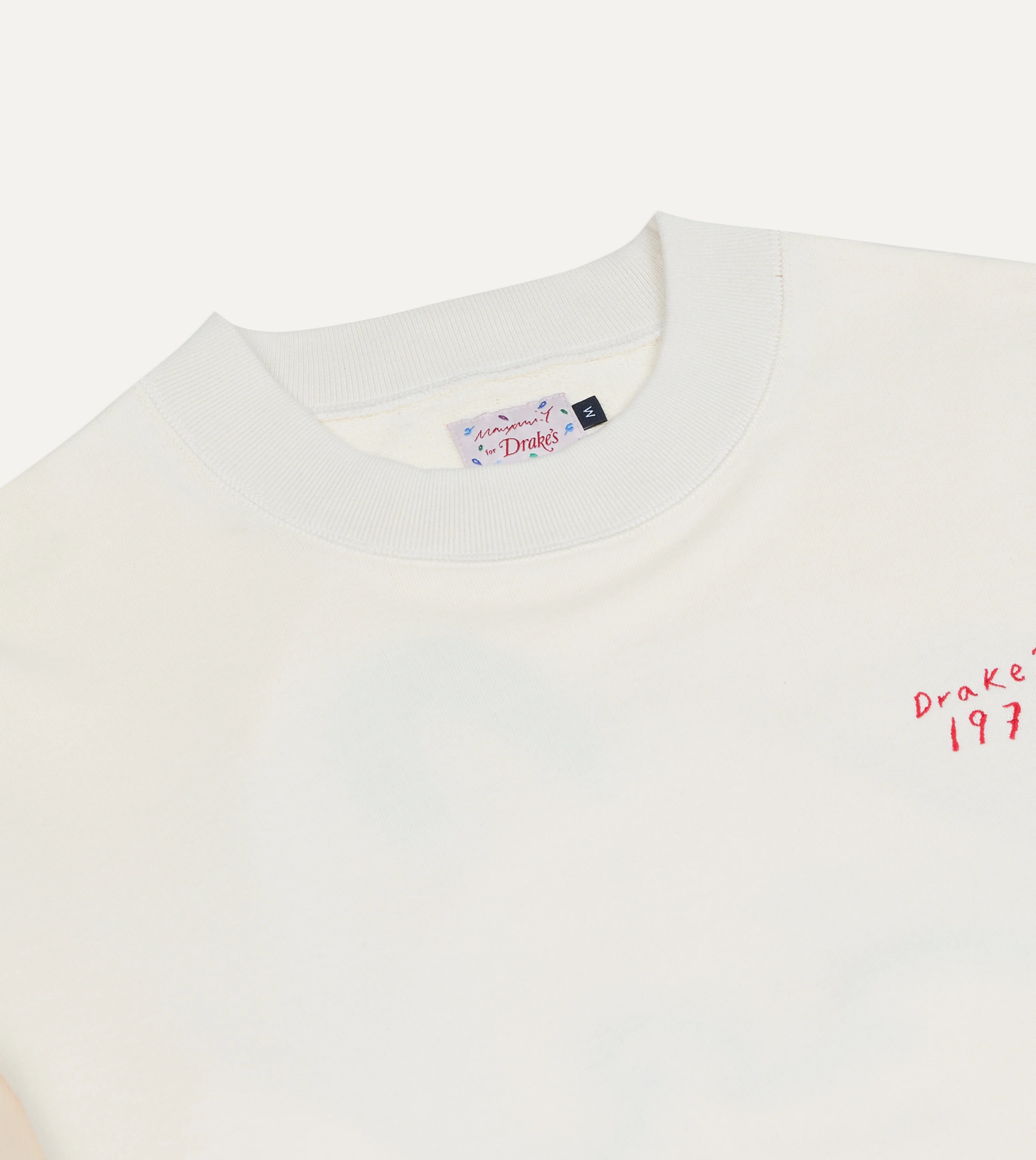 Mayumi Y. for Drake’s Embroidered Cotton Sweatshirt - Image 5