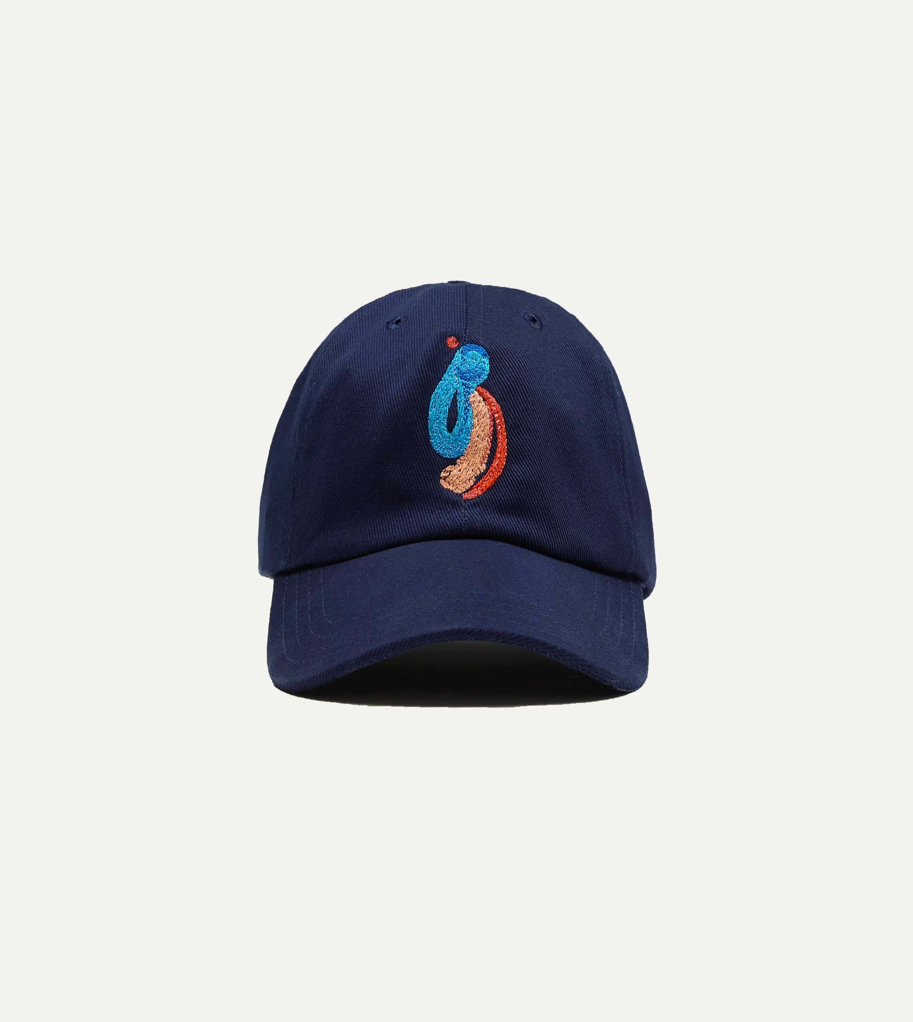 Mayumi Y. for Drake’s Navy Cotton Twill Baseball Cap - Image 2