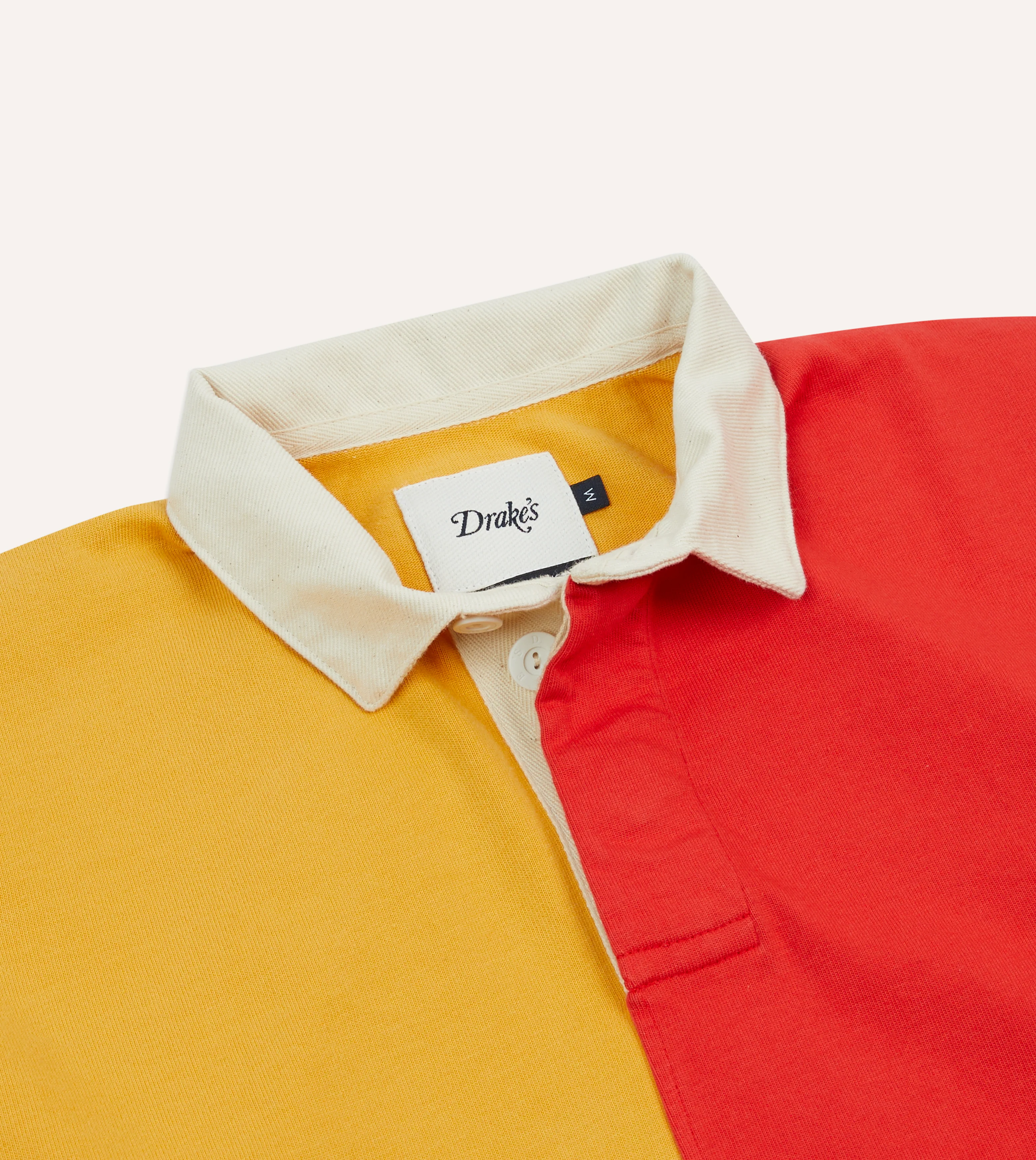 Multi Panelled Cotton Rugby Shirt - Image 3