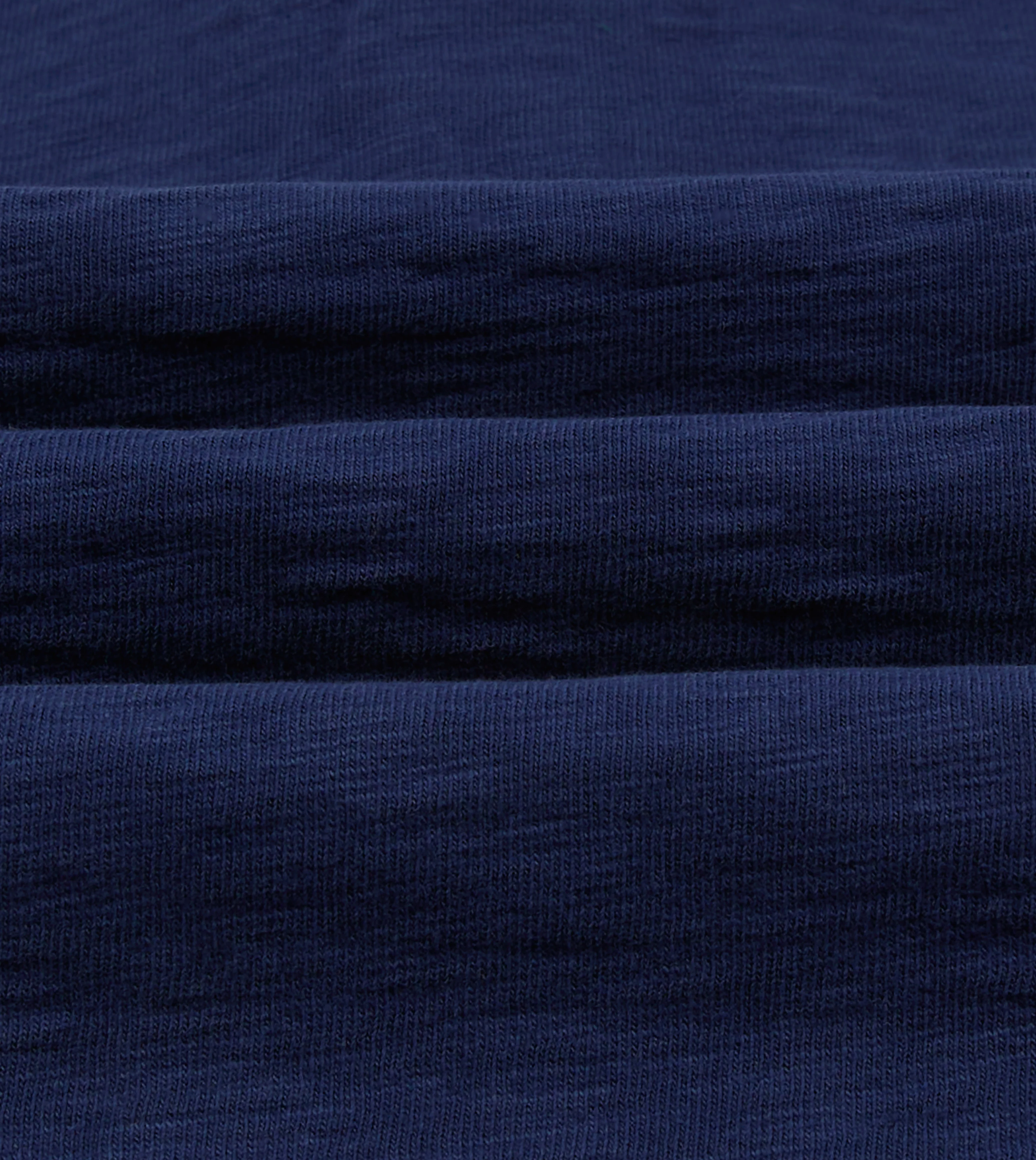 Navy and Yellow Chevron Flamé Cotton Rugby Shirt - Image 4