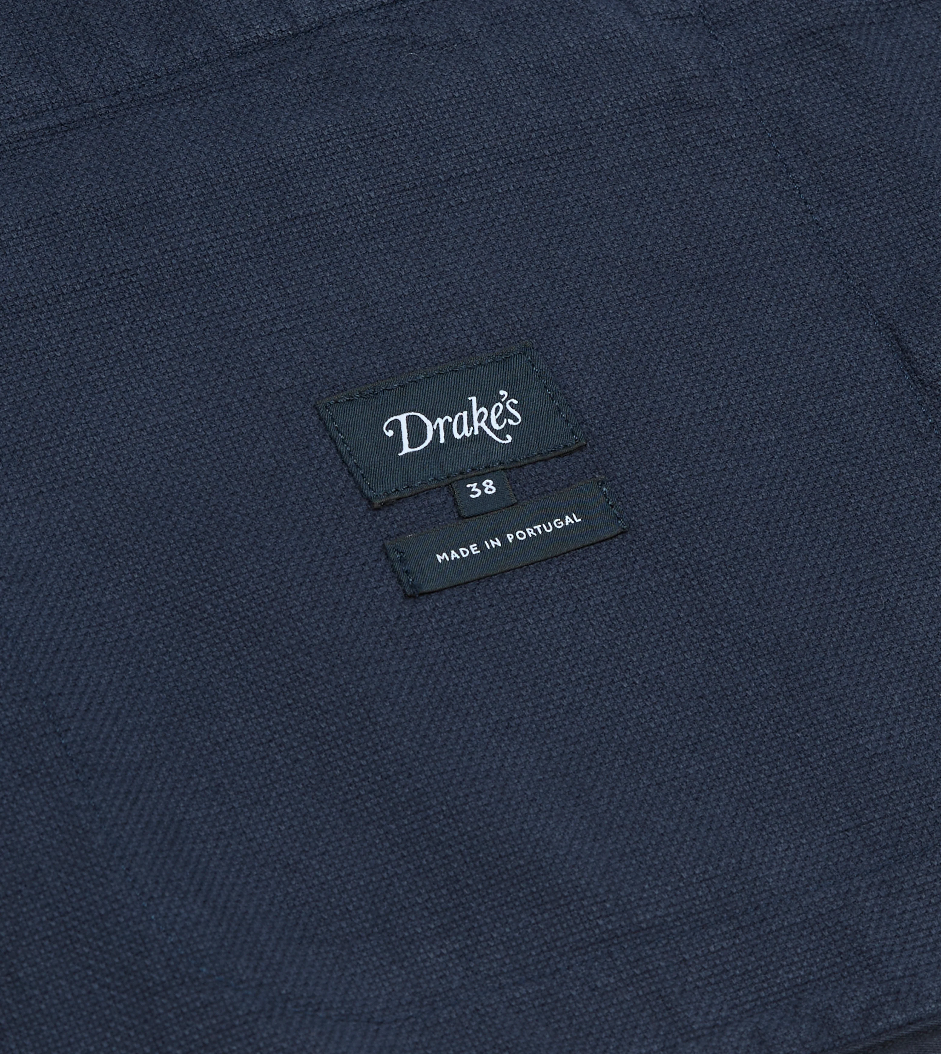 Navy Cotton Artist Vest - Image 7