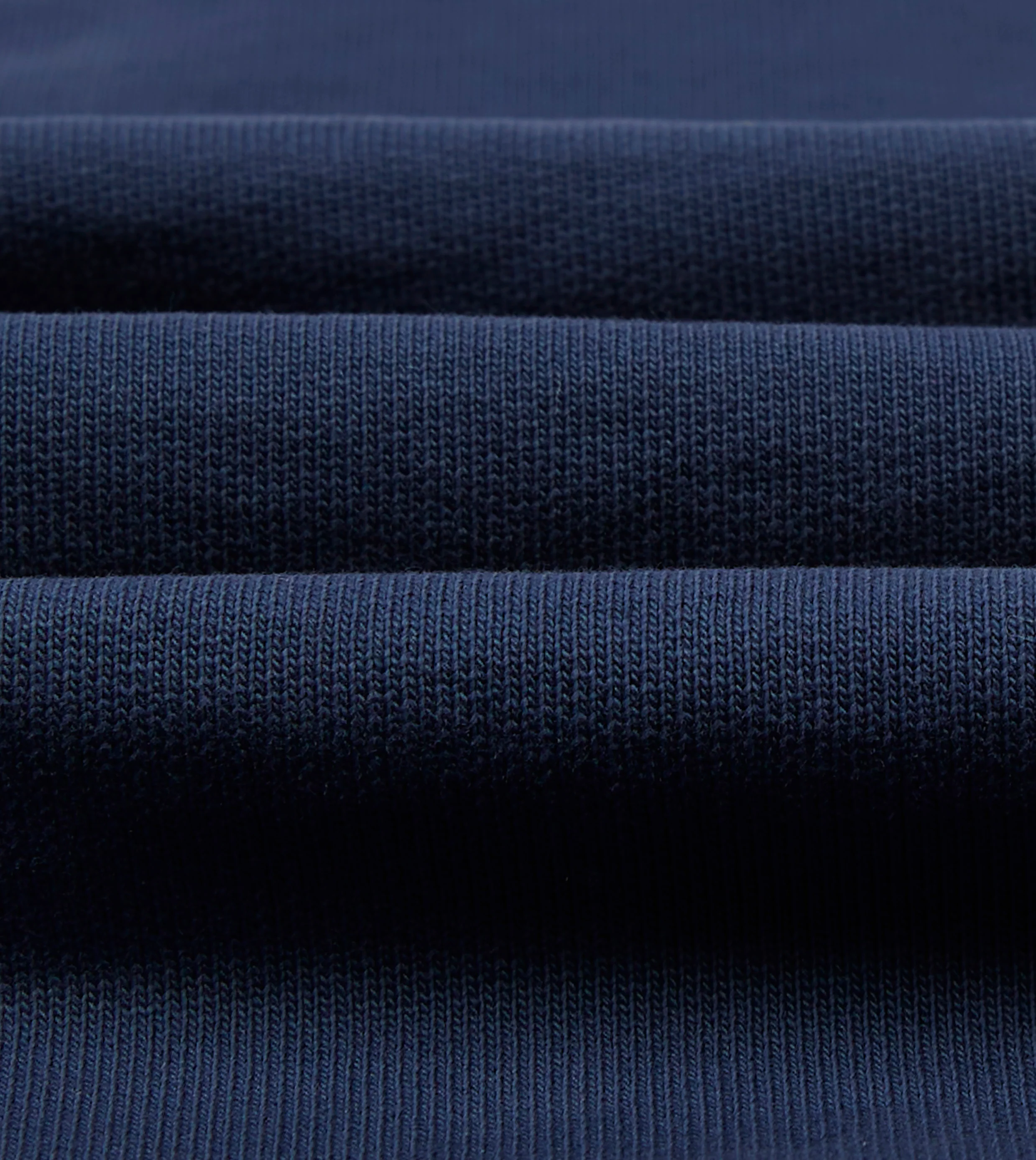 Navy Cotton Quarter Zip Sweatshirt - Image 2