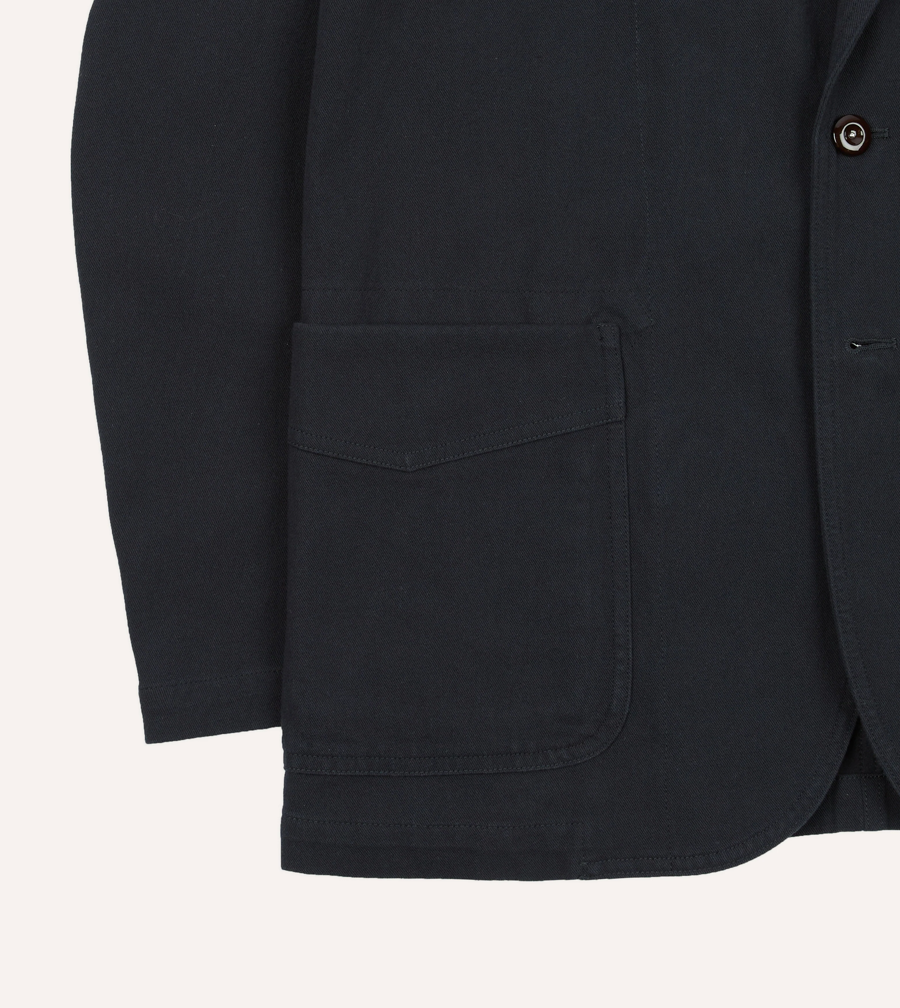 Navy Cotton Twill Field Games Blazer - Image 8