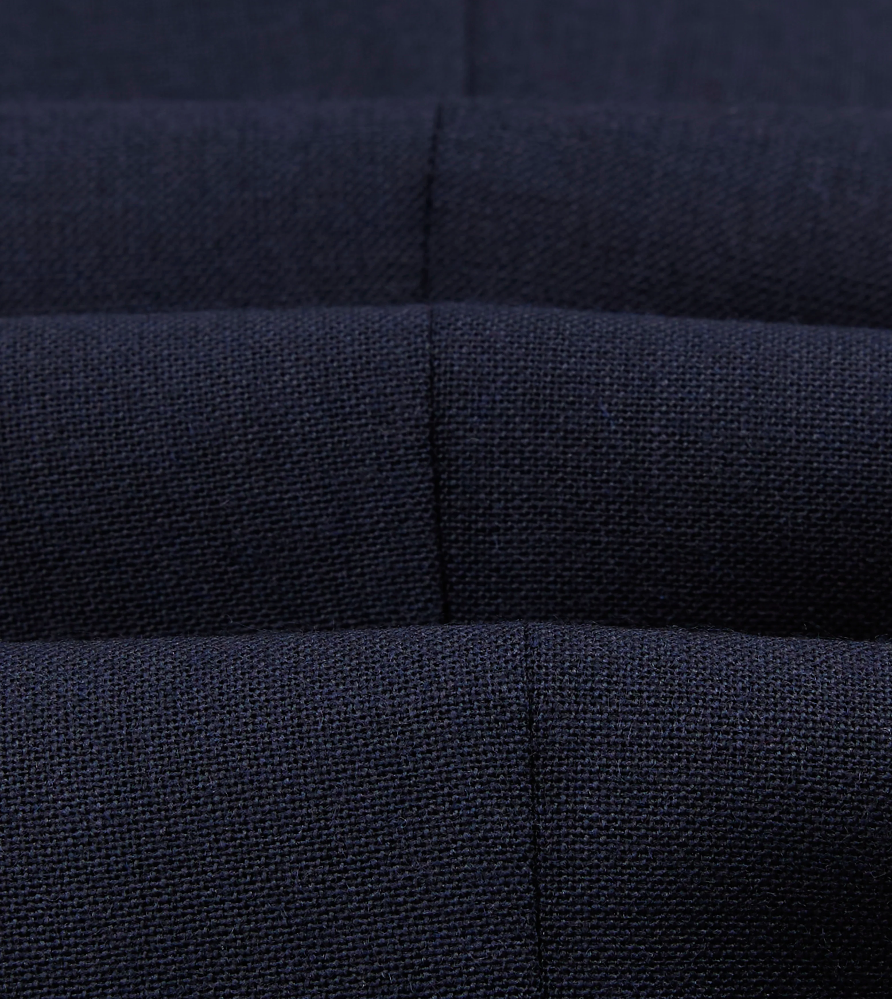Navy Fresco® Wool Single-Pleat Trouser - Image 2