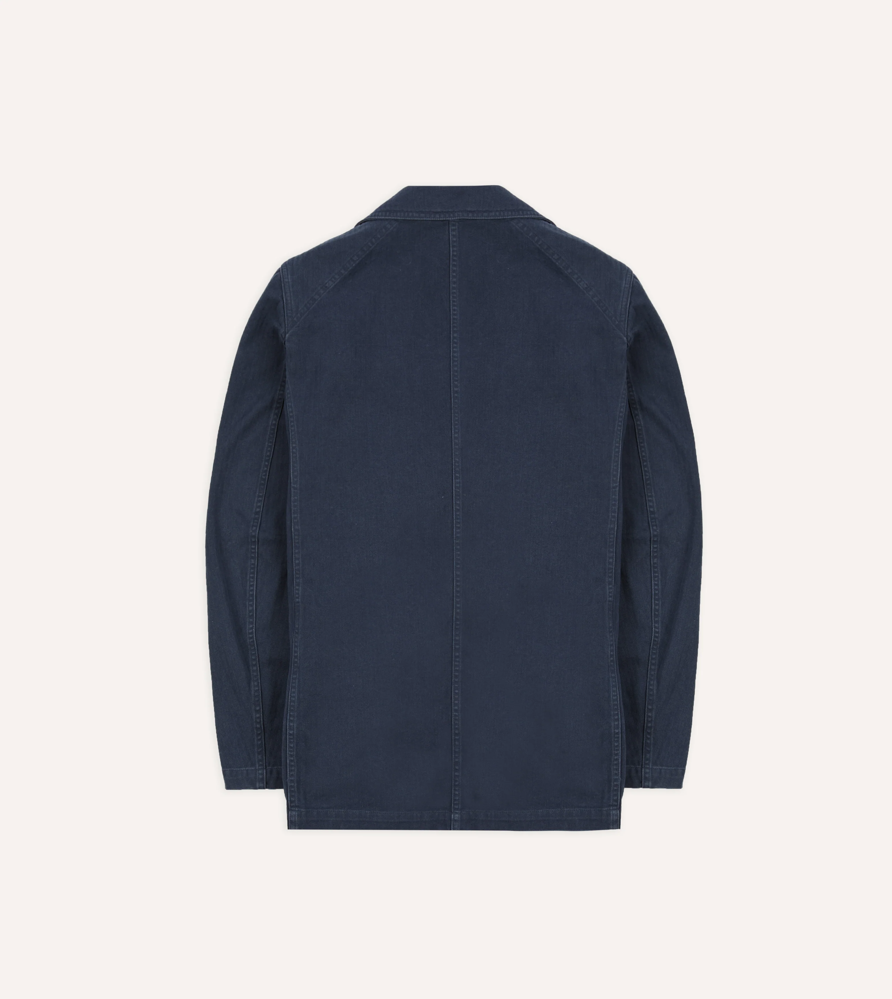 Navy Herringbone Twill Cotton Games Blazer Mk. I - Image 11