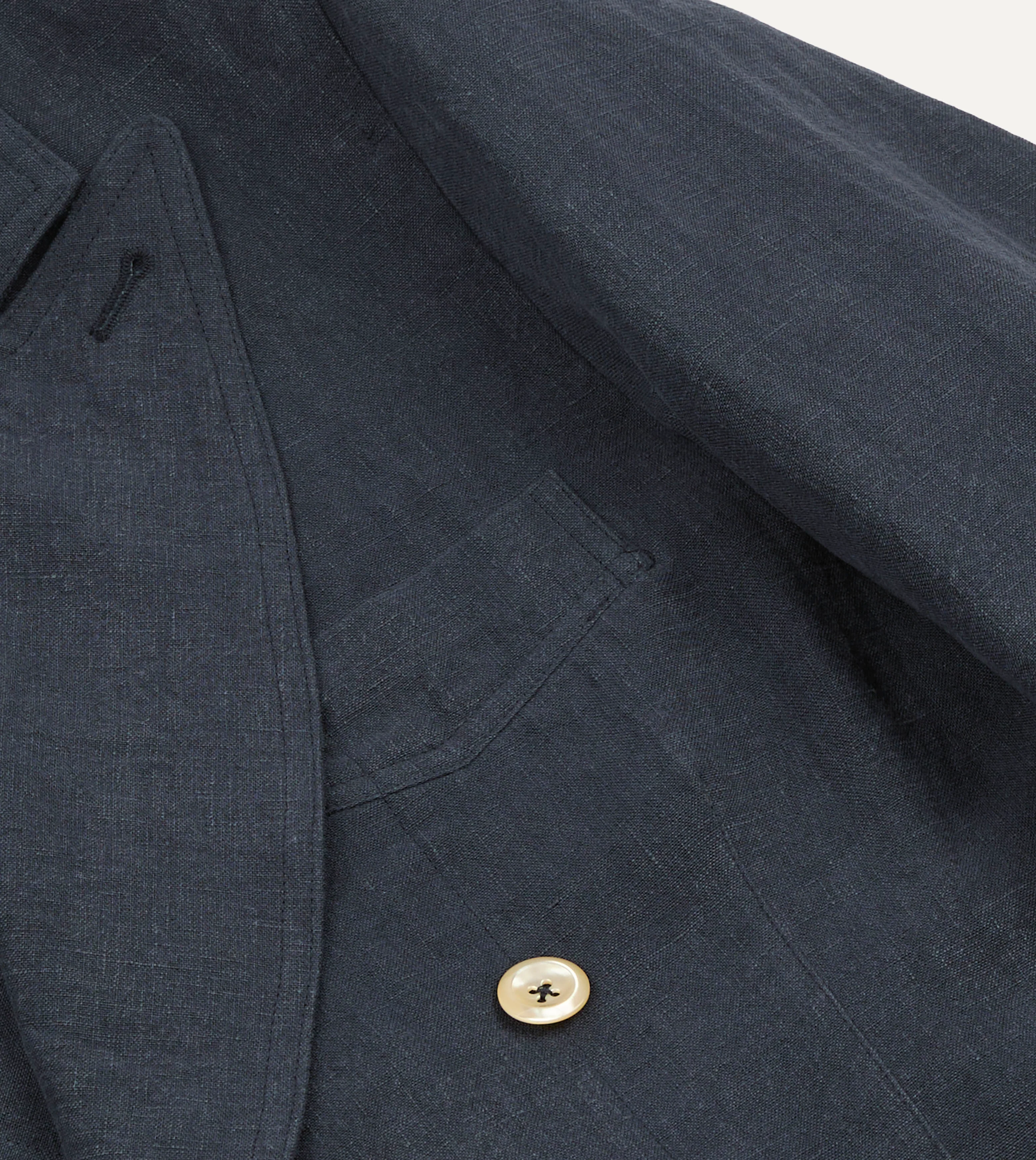 Navy Linen Games Blazer Mk. III - Image 5