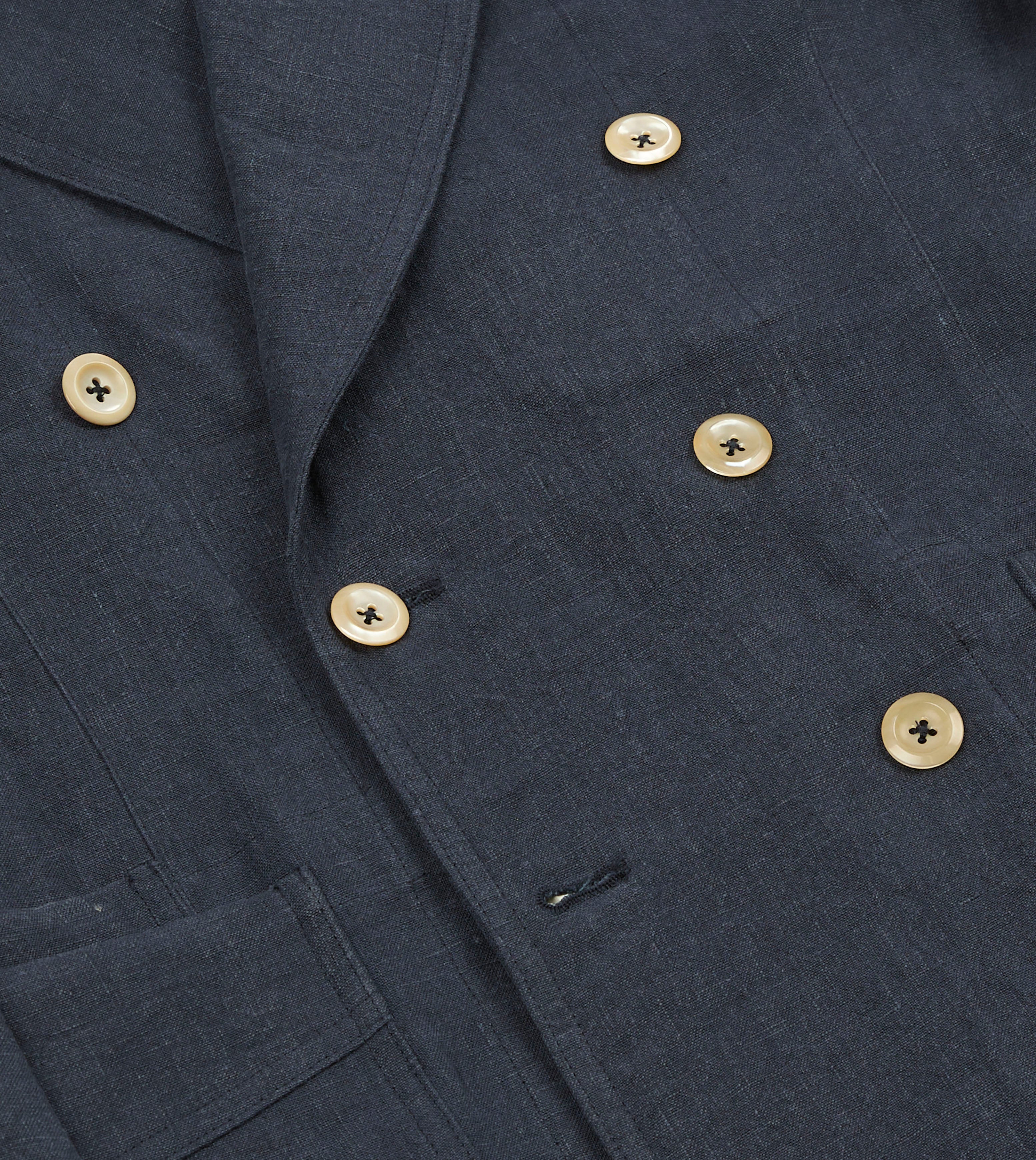Navy Linen Games Blazer Mk. III - Image 6
