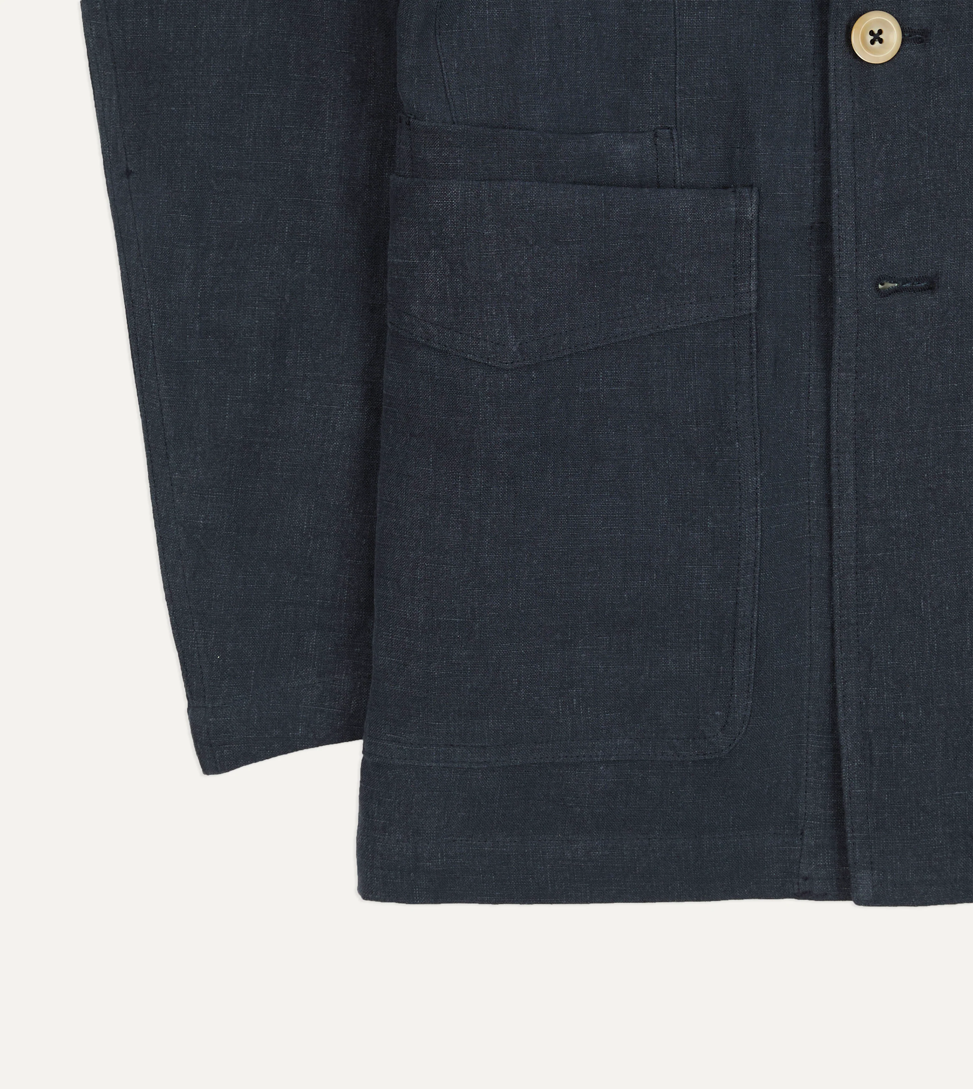 Navy Linen Games Blazer Mk. III - Image 7