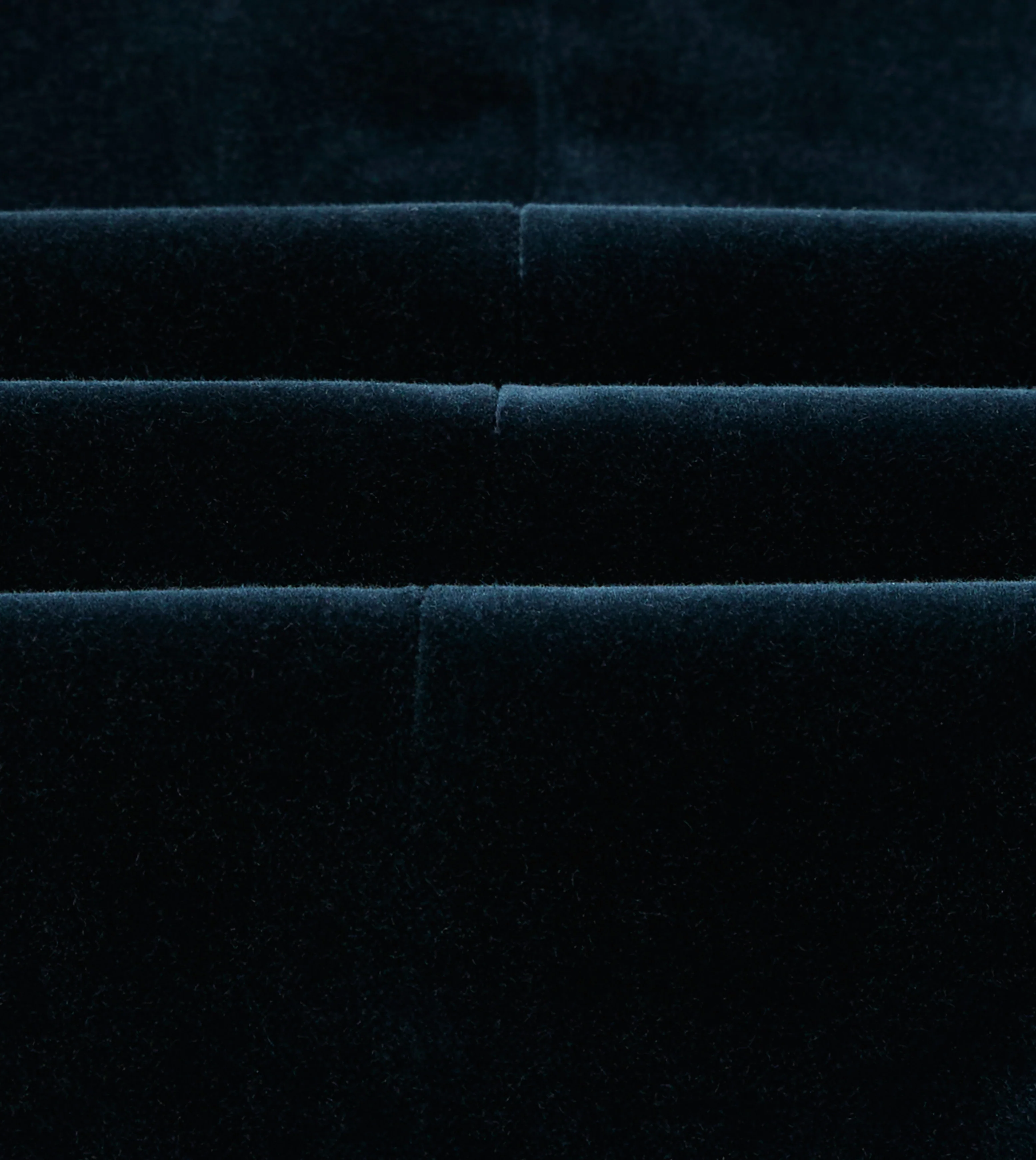 Navy Velvet Double-Breasted Blazer - Image 2