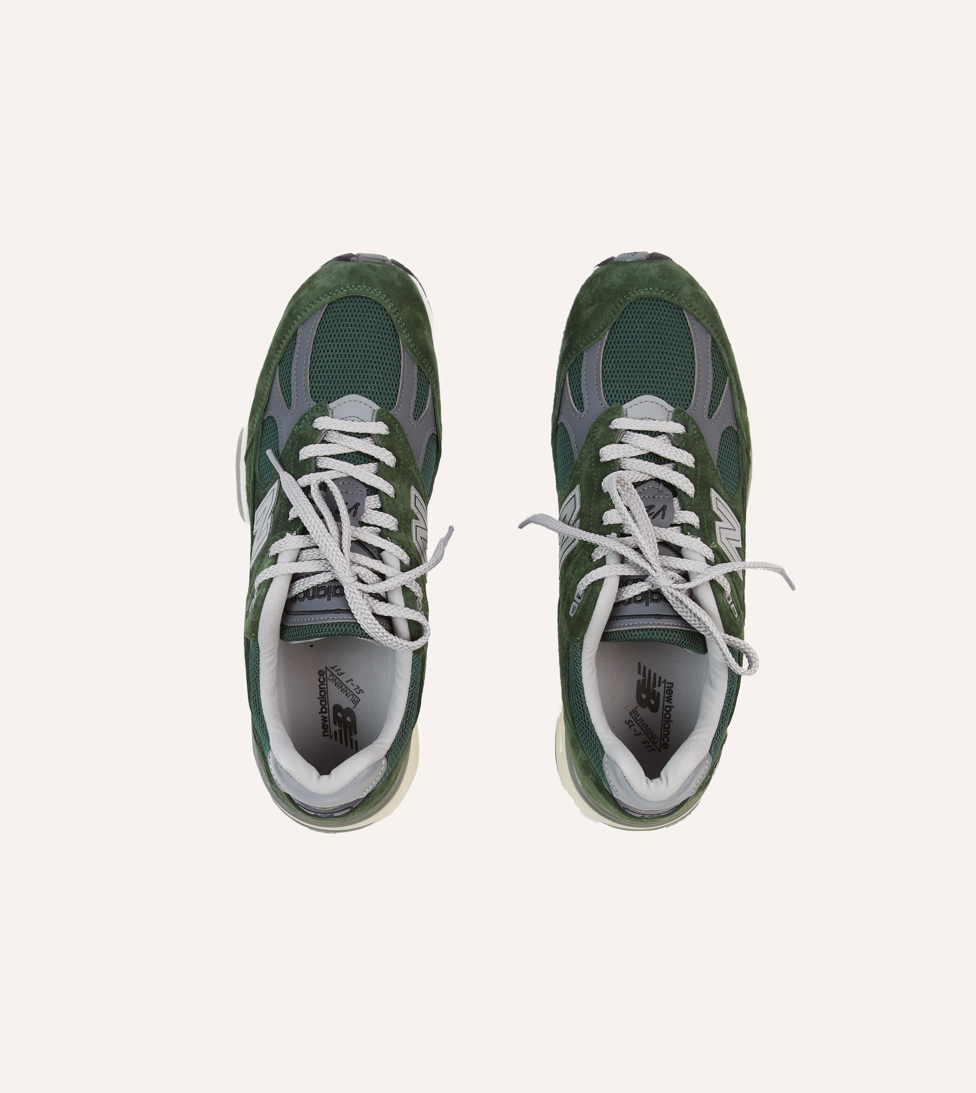 New Balance Kombu Green Made in UK 991v2 Trainers - Image 4