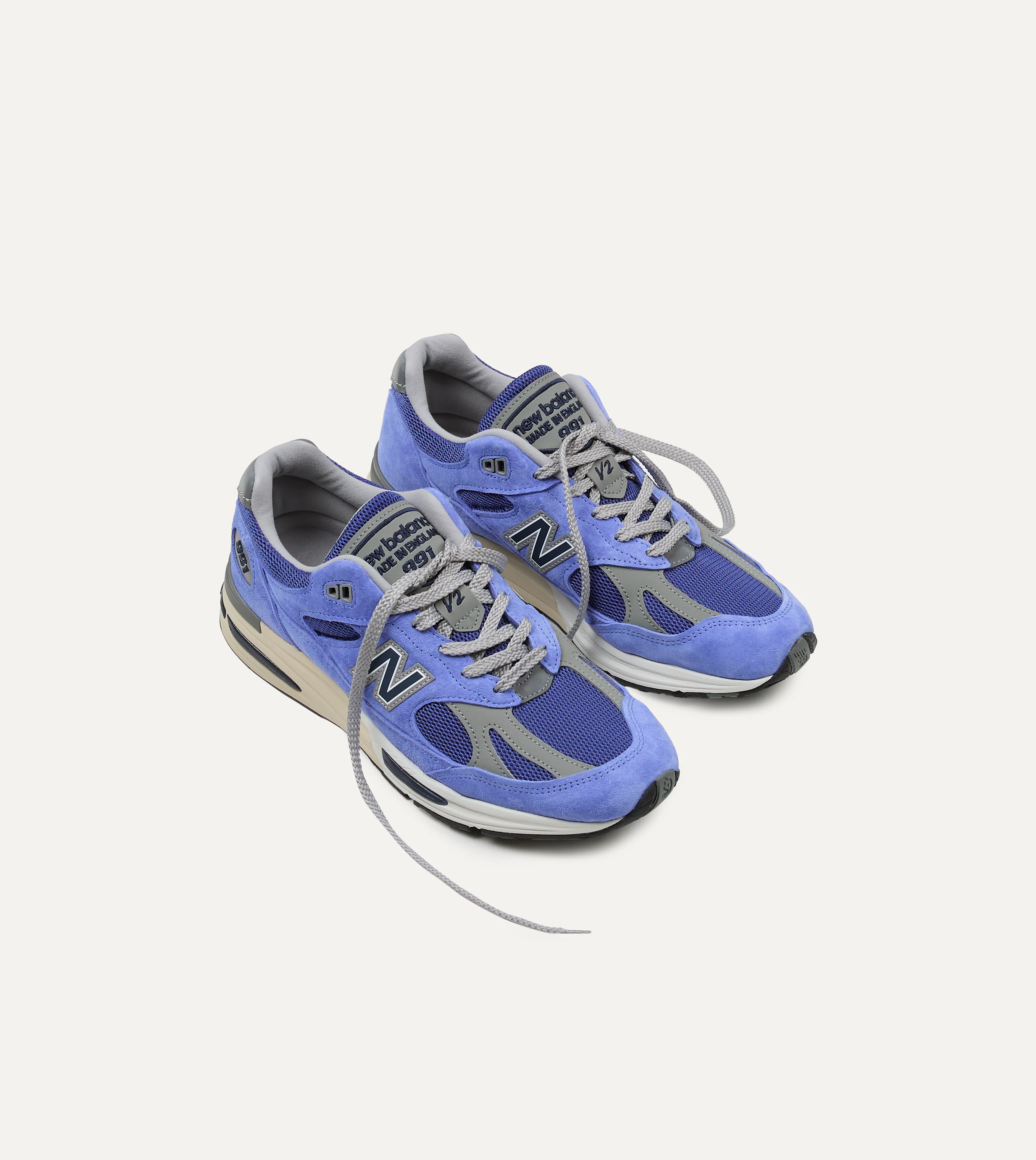 New Balance 'Summer Brights’ Baja Blue Made in UK 991v2 Trainers