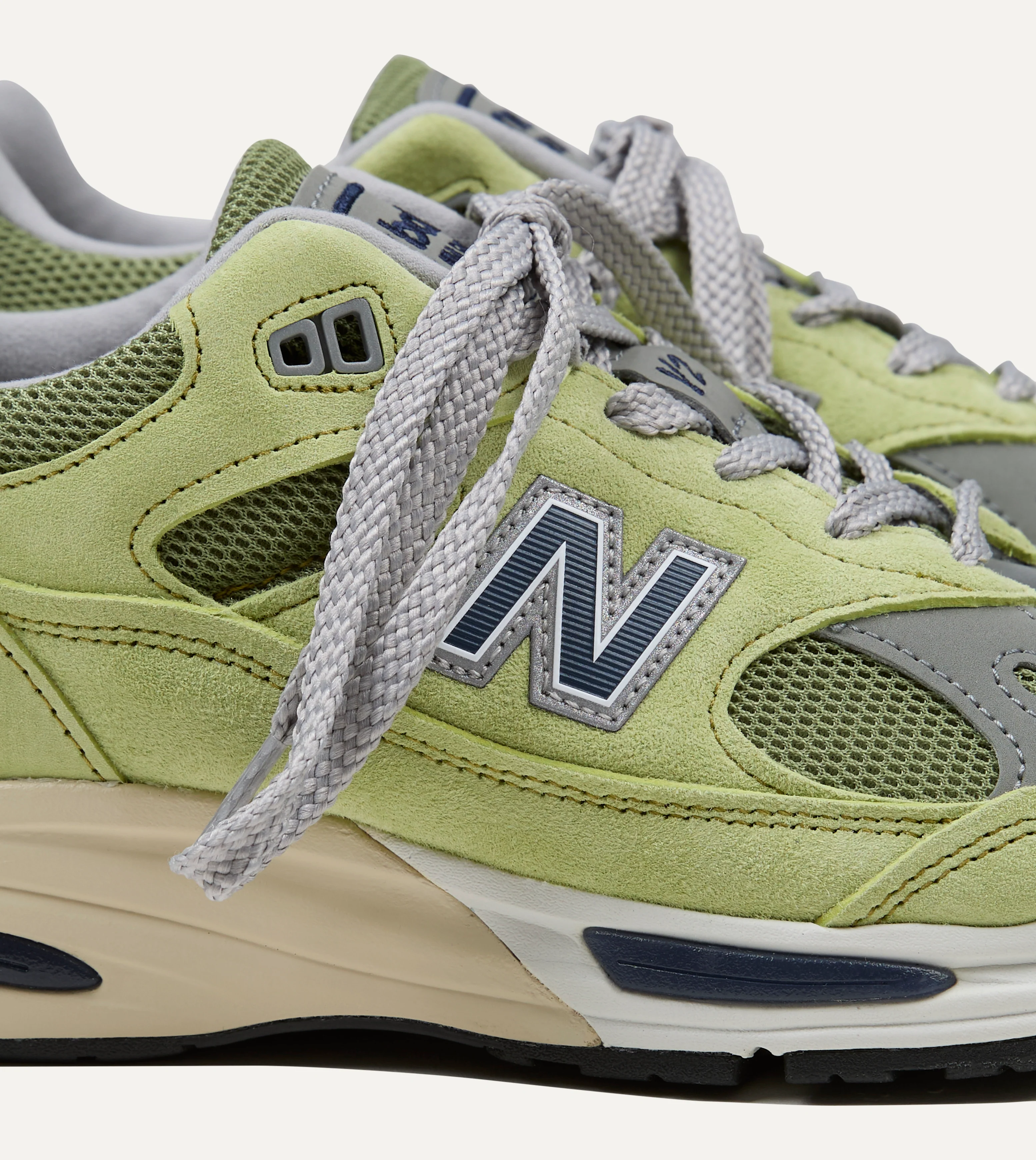 New Balance 'Summer Brights’ Green Banana Made in UK 991v2 Trainers - Image 3