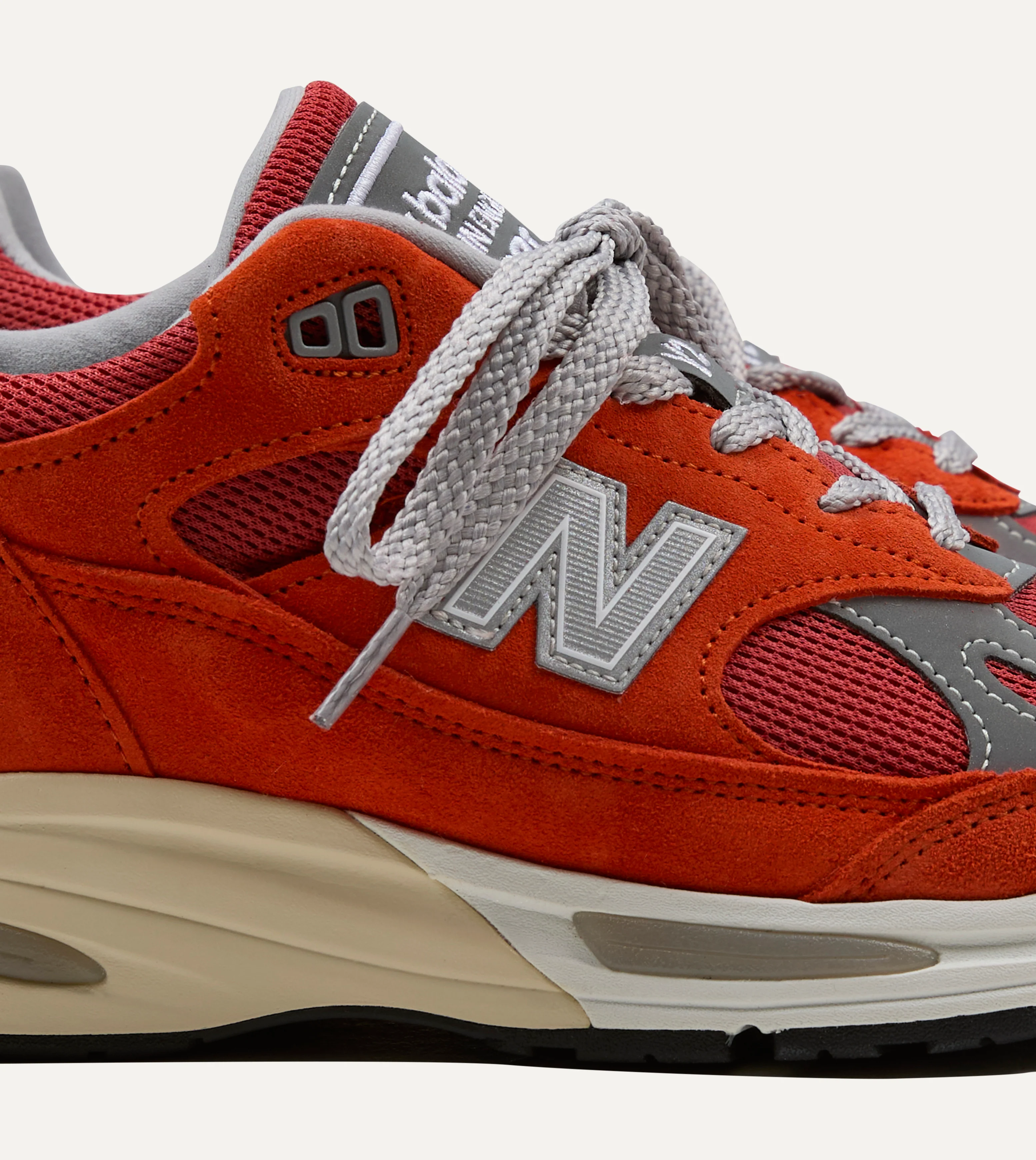 New Balance 'Vibrant Chroma' Fire Whirl Made in UK 991v2 Trainers - Image 3