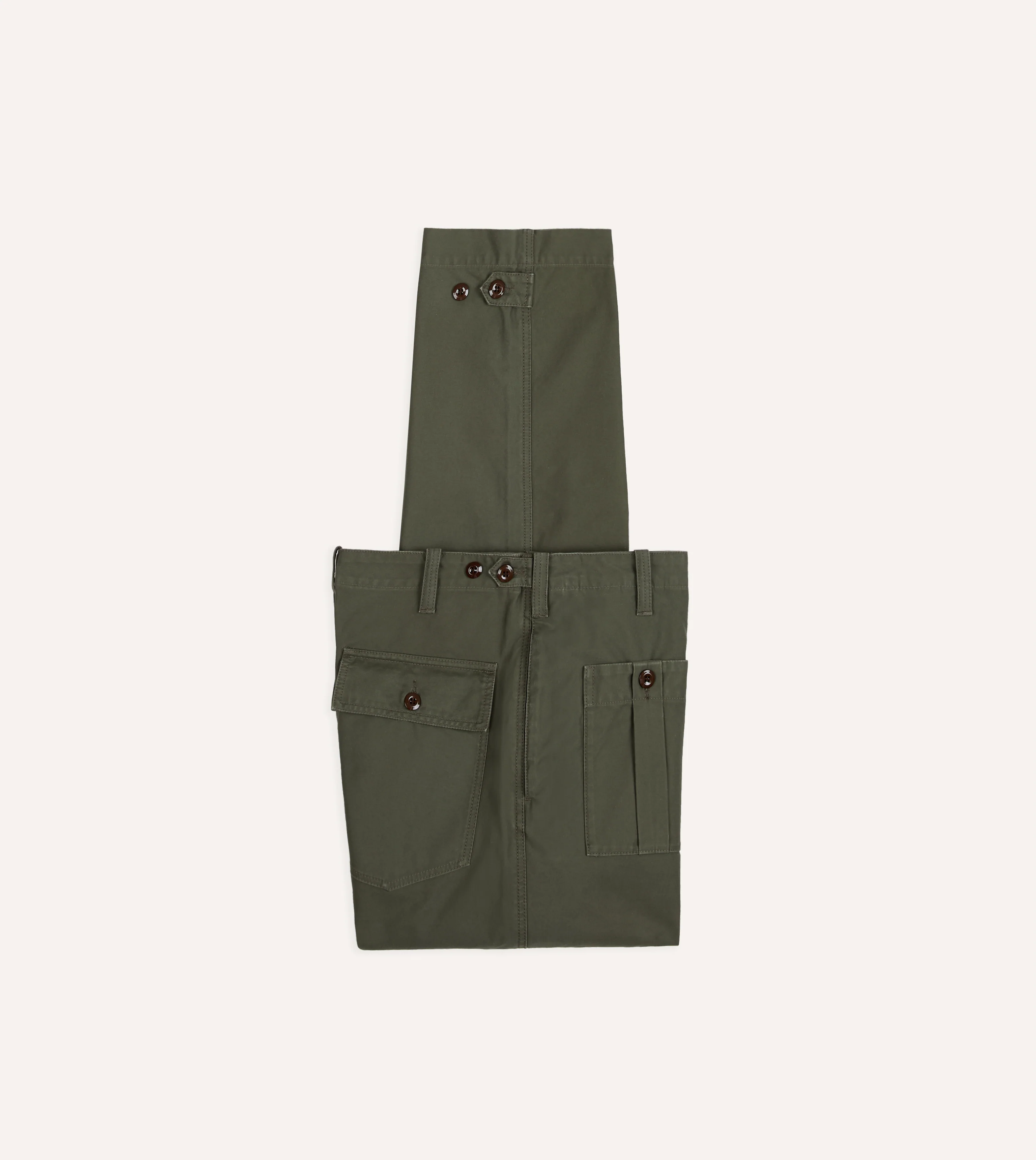 Olive Drab Cotton Fatigue Trouser