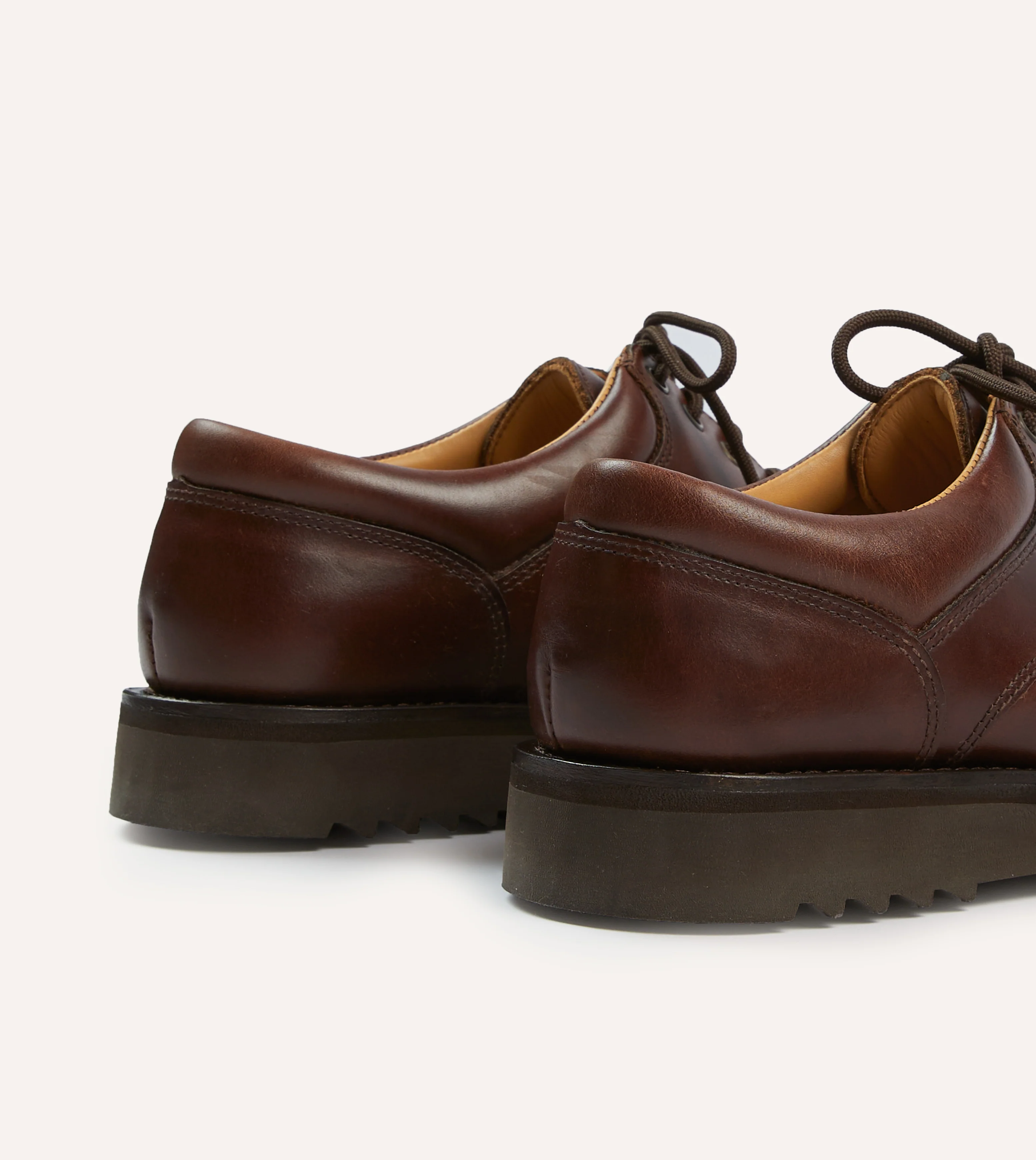 Paraboot Thiers Brown Calf Leather Derby Shoe - Image 5