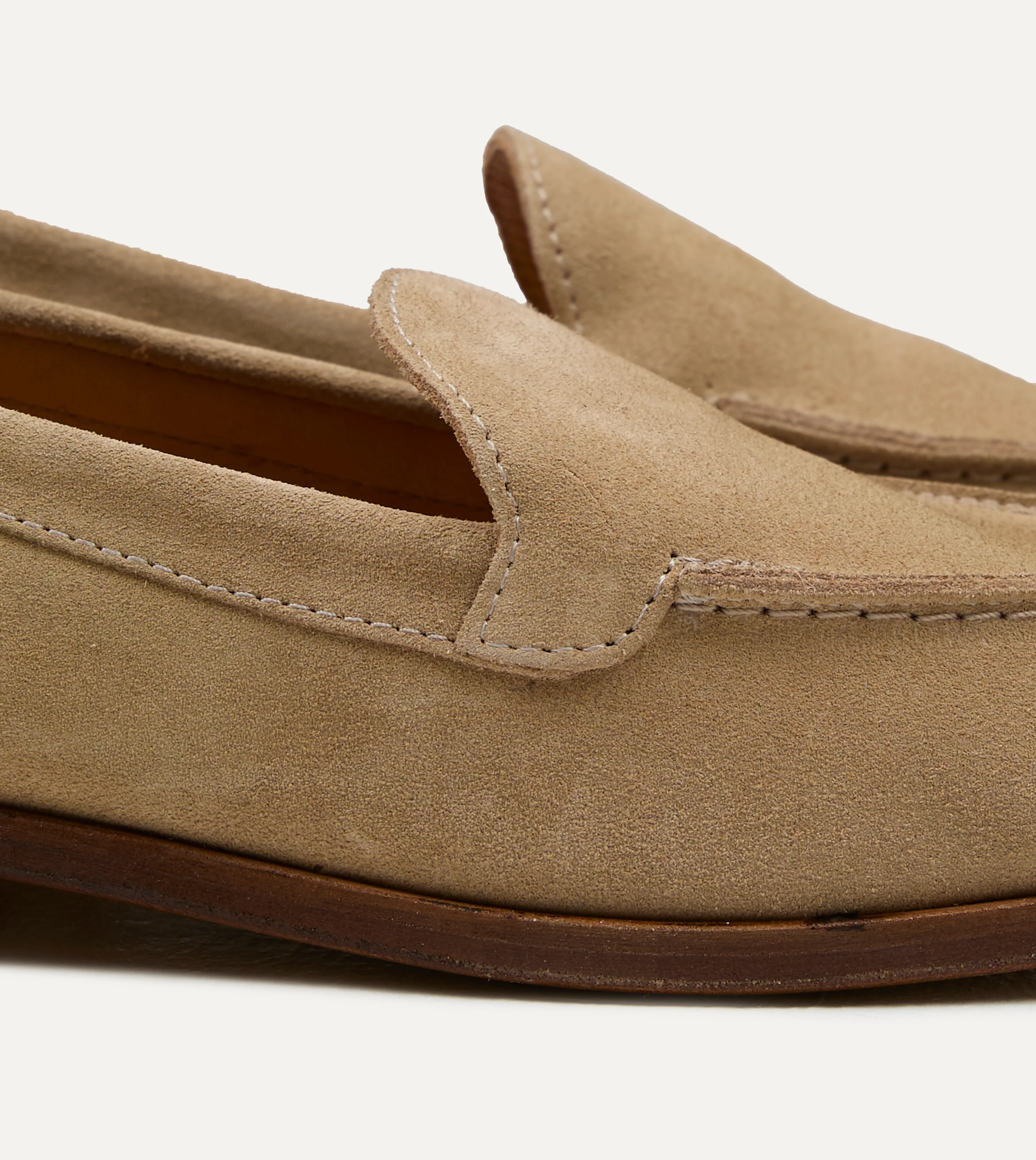 Sand Suede Henri Summer Loafer - Image 4