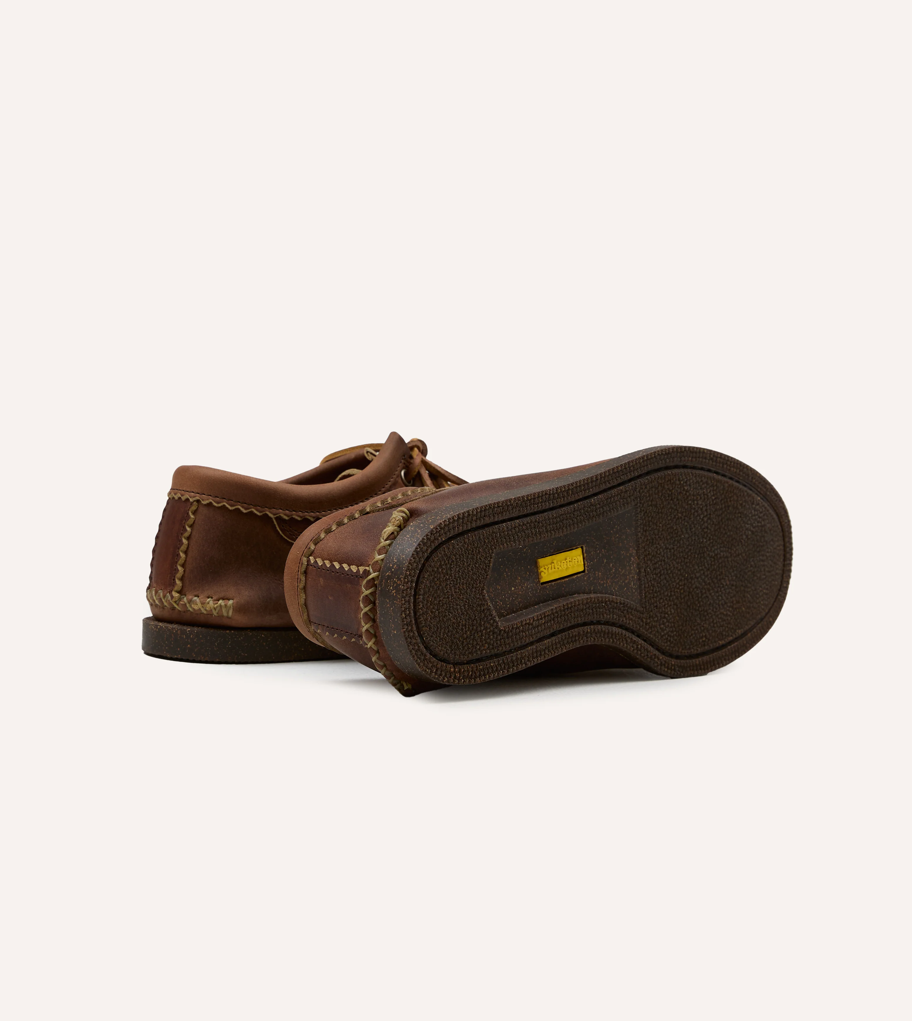 Yuketen Brown Kiltie Blucher with Camp Sole - Image 2