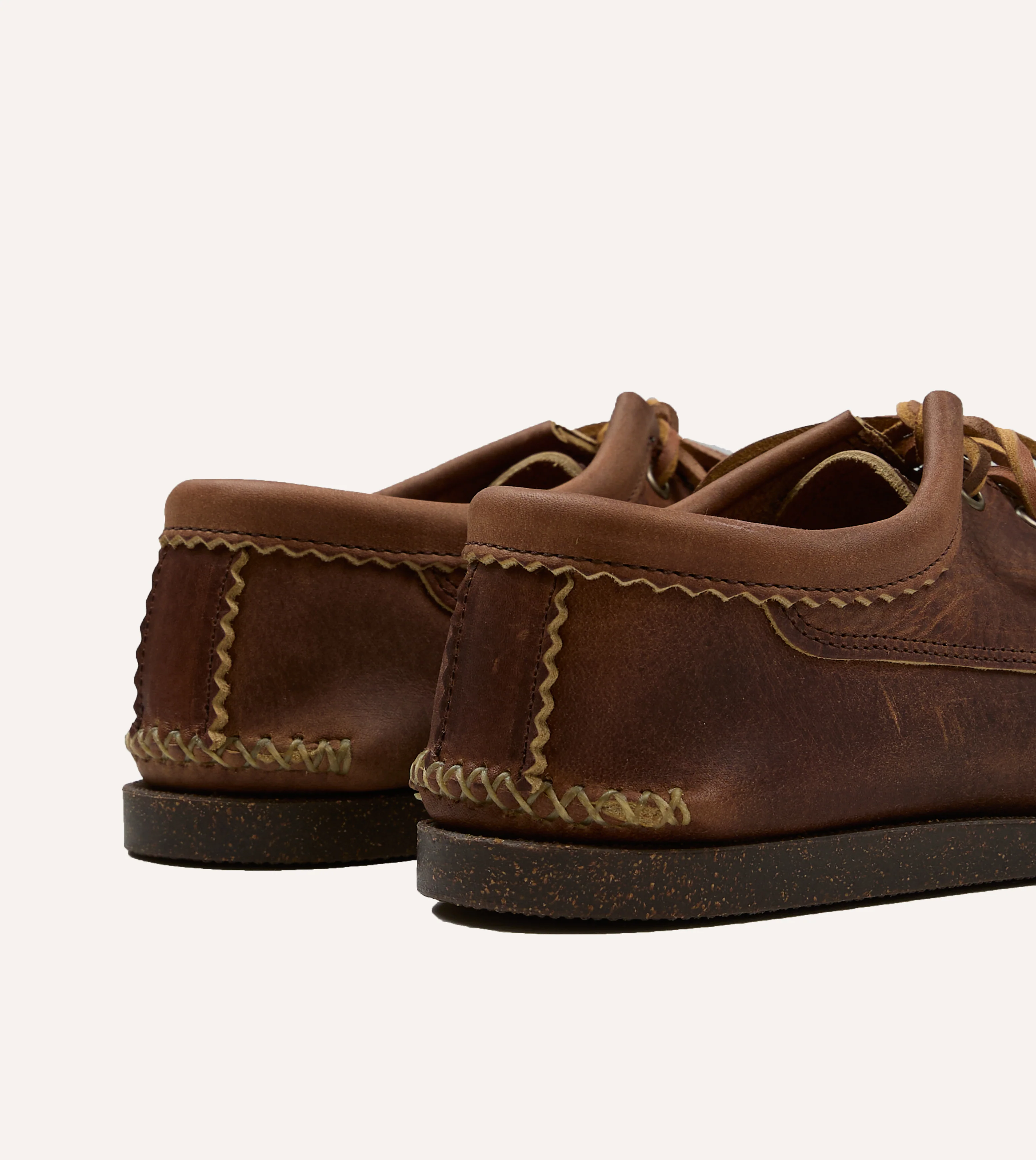 Yuketen Brown Kiltie Blucher with Camp Sole - Image 5